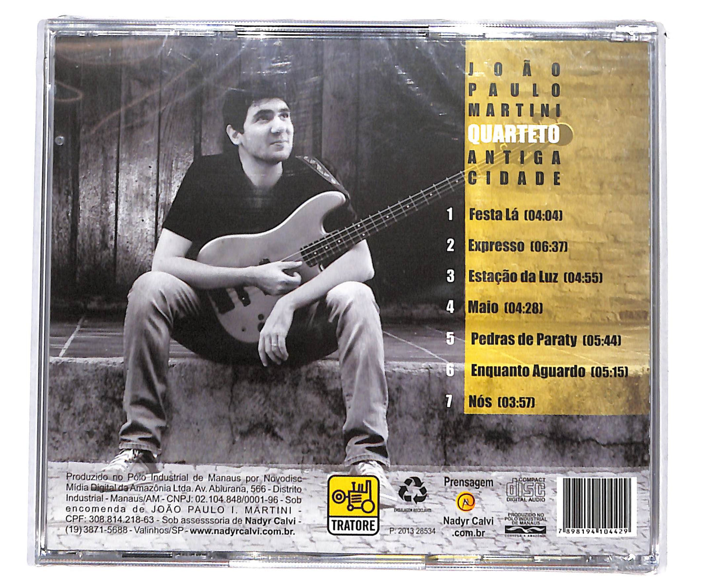 EBOND Joao Paulo Martini Quarteto - antiga cidade CD CD135432