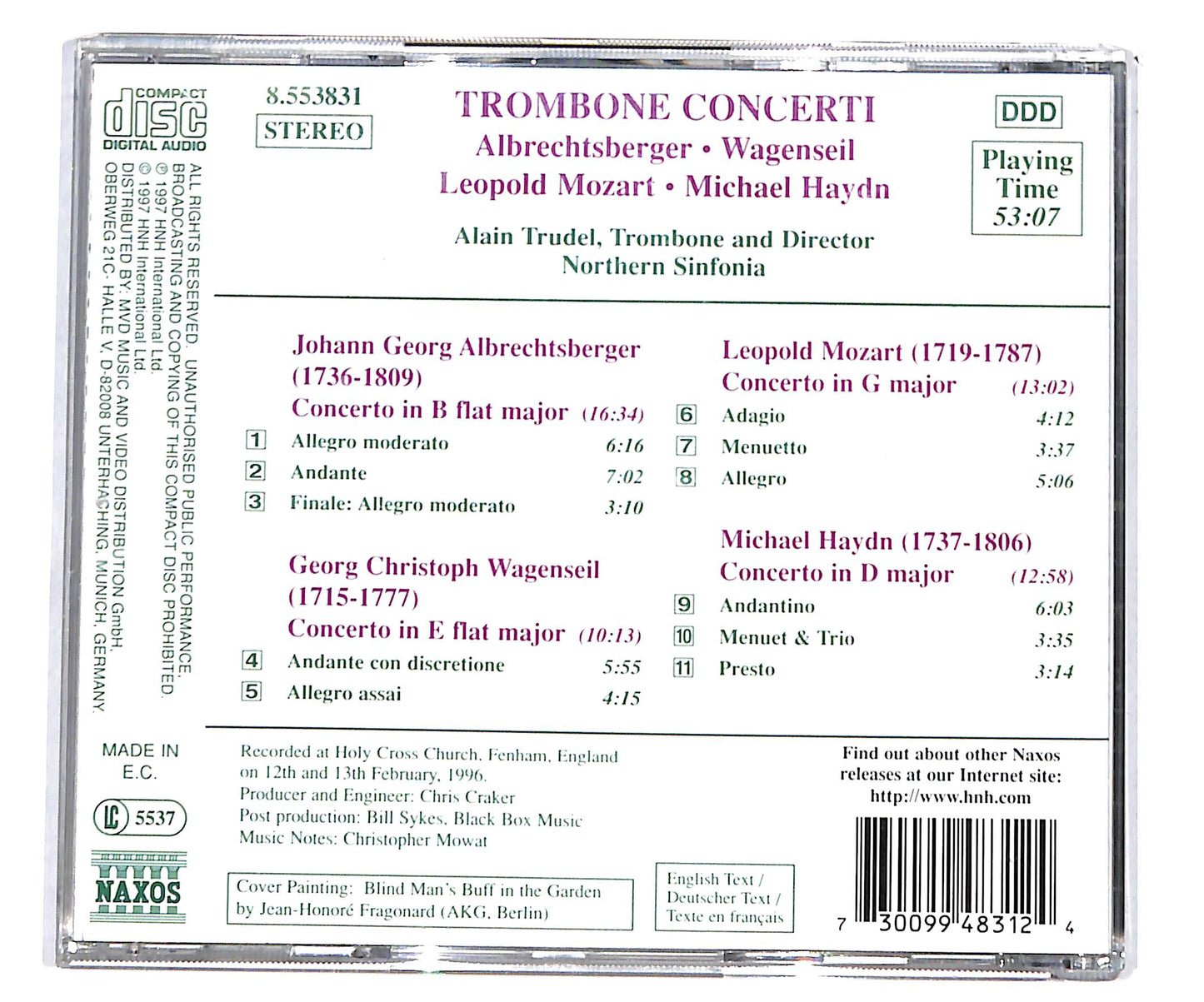 EBOND Alain Trudel - Trombone Concerti CD CD135435