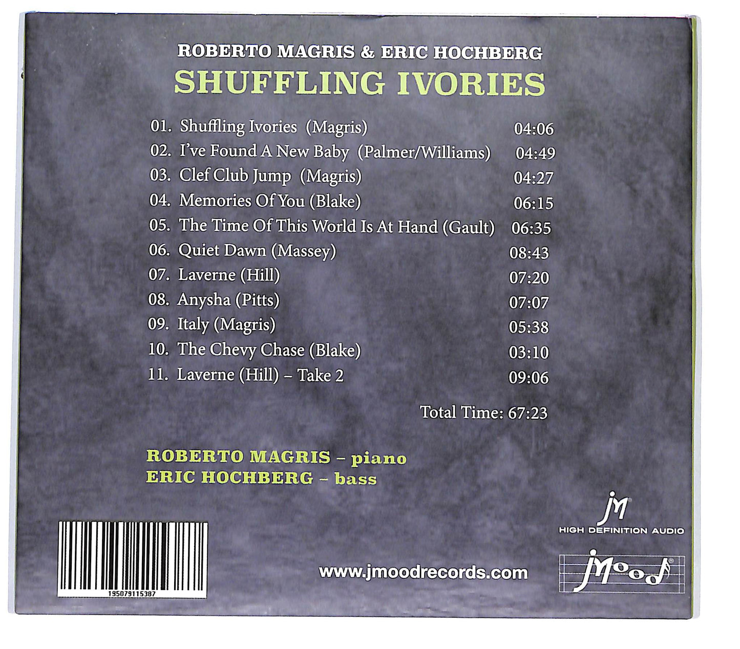 EBOND Roberto Magris & Eric Hochberg - Shuffling Ivories CD CD135502