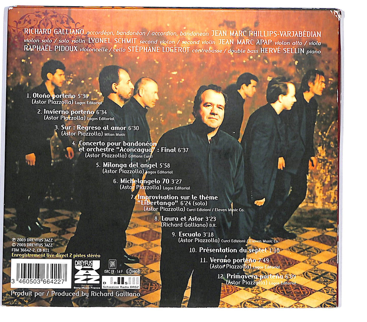 EBOND Richard Galliano Septet - Piazzolla Forever CD CD135550