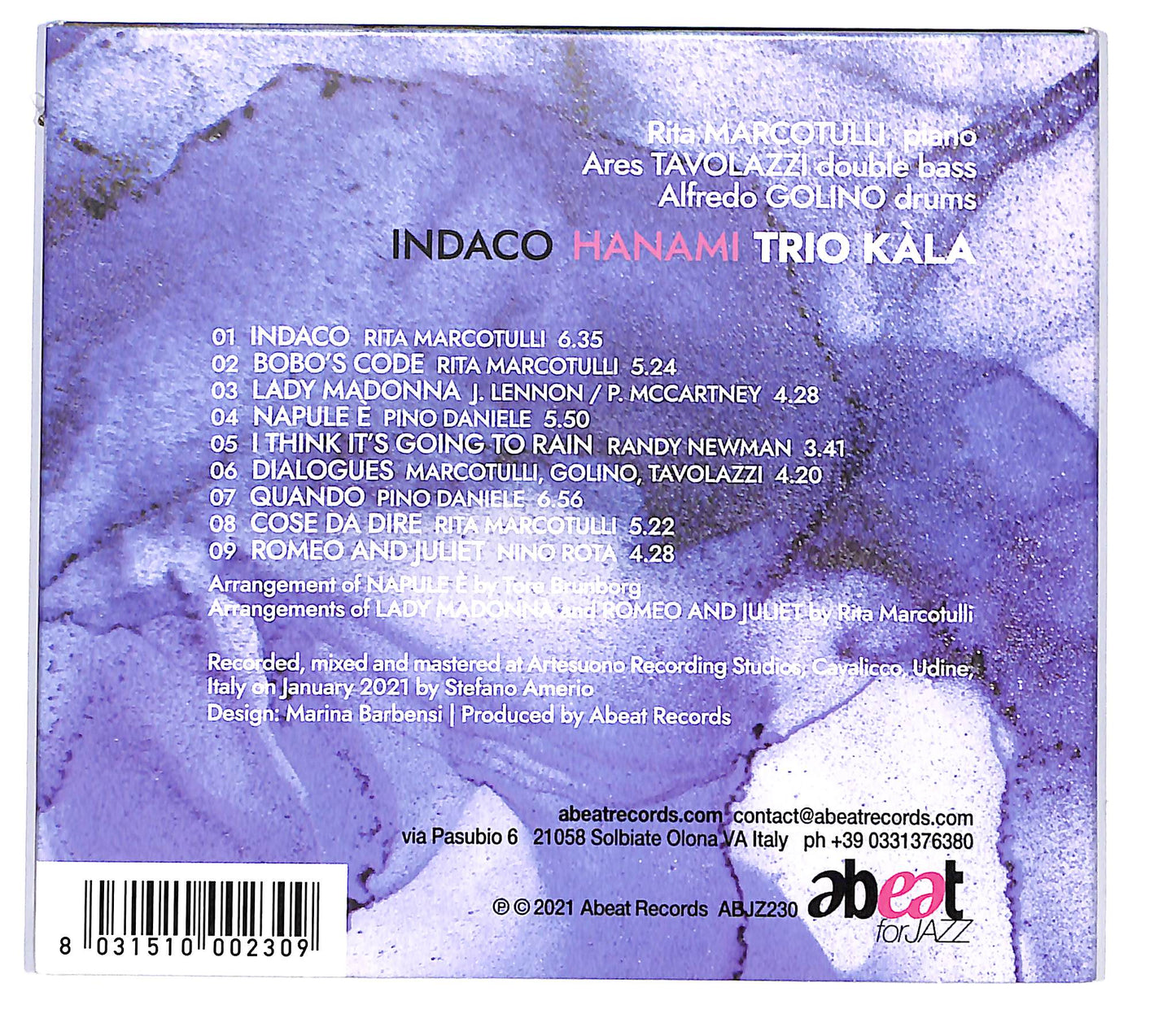 EBOND Trio Kala - Indaco Hanami CD CD135551