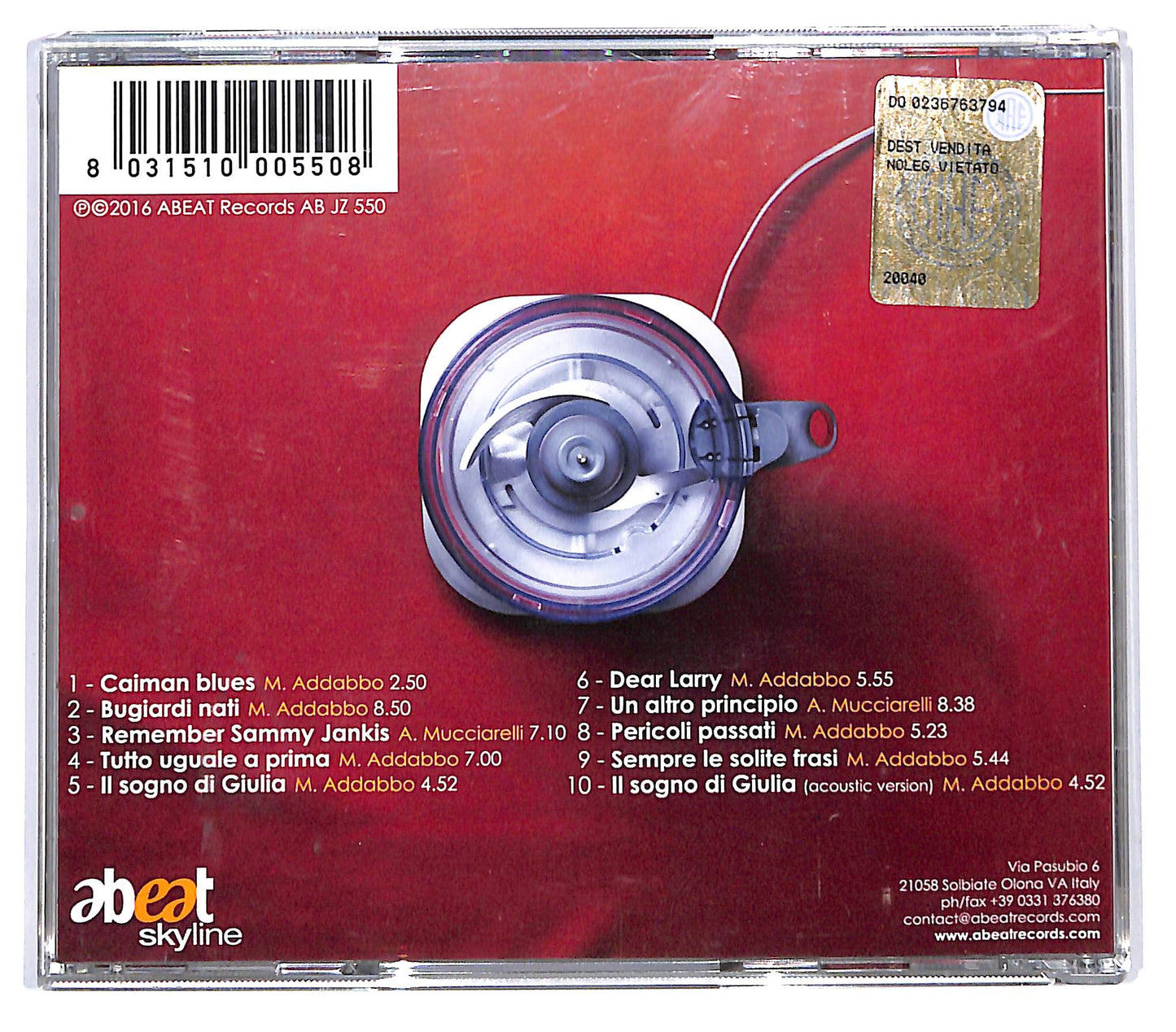 EBOND Matteo Addabbo - Bugiardi Nati CD CD135566