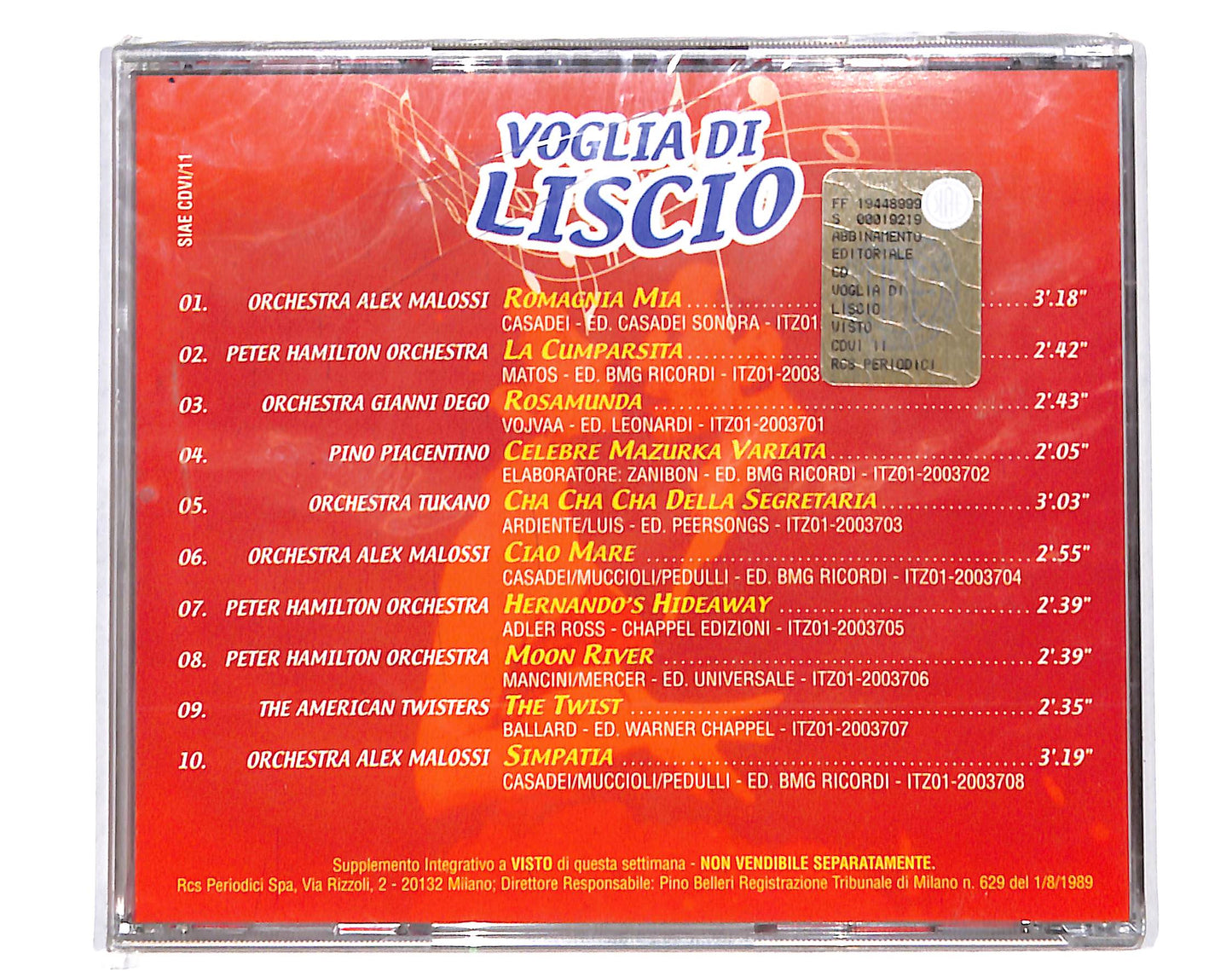 EBOND Various - Voglia Di Liscio CD CD135606
