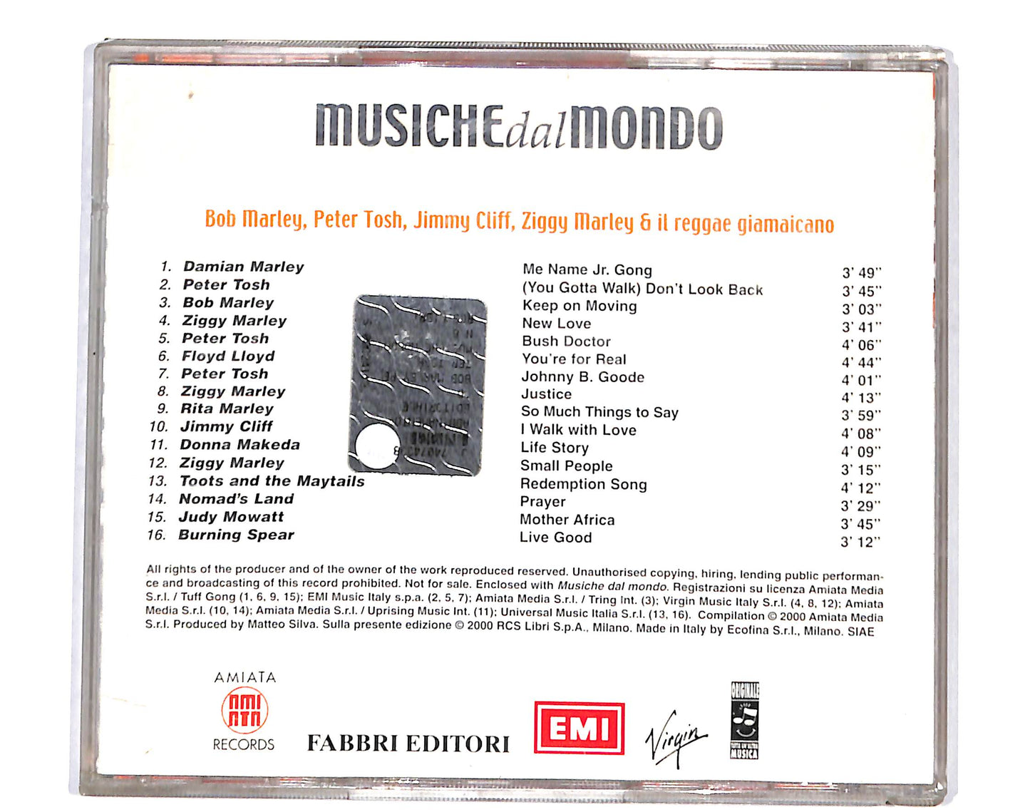 EBOND Various - Centro E Sud America - Giamaica EDITORIALE CD CD135620