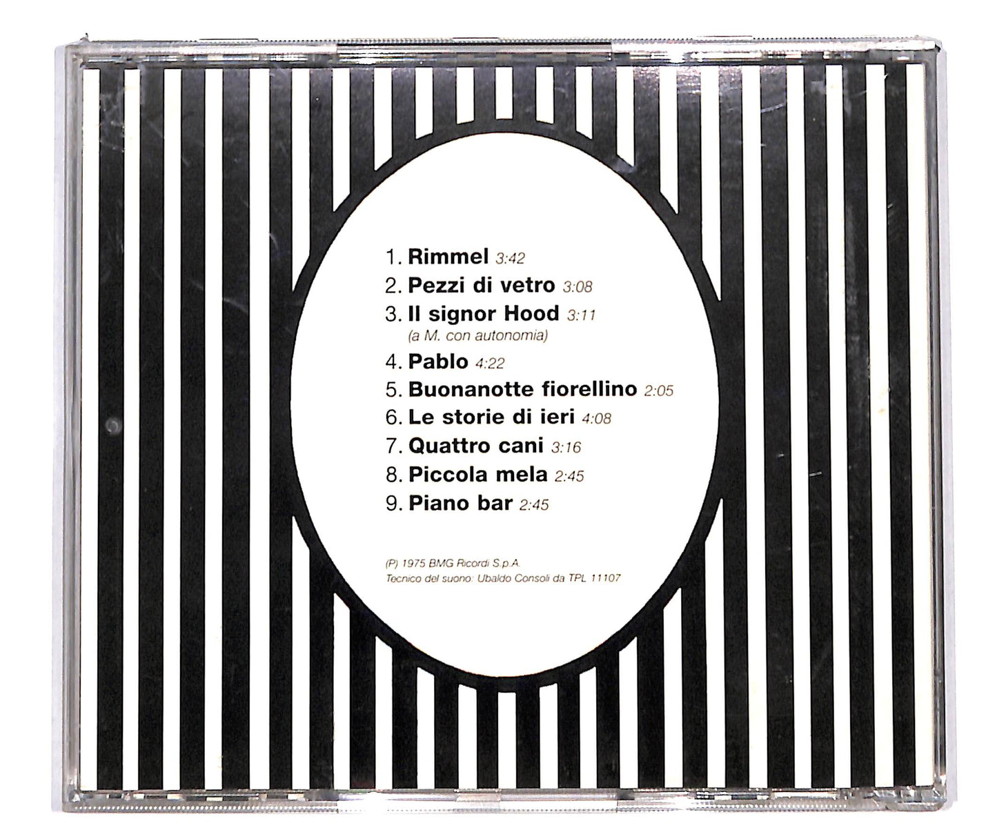 EBOND Francesco De Gregori - Rimmel EDITORIALE CD CD135644