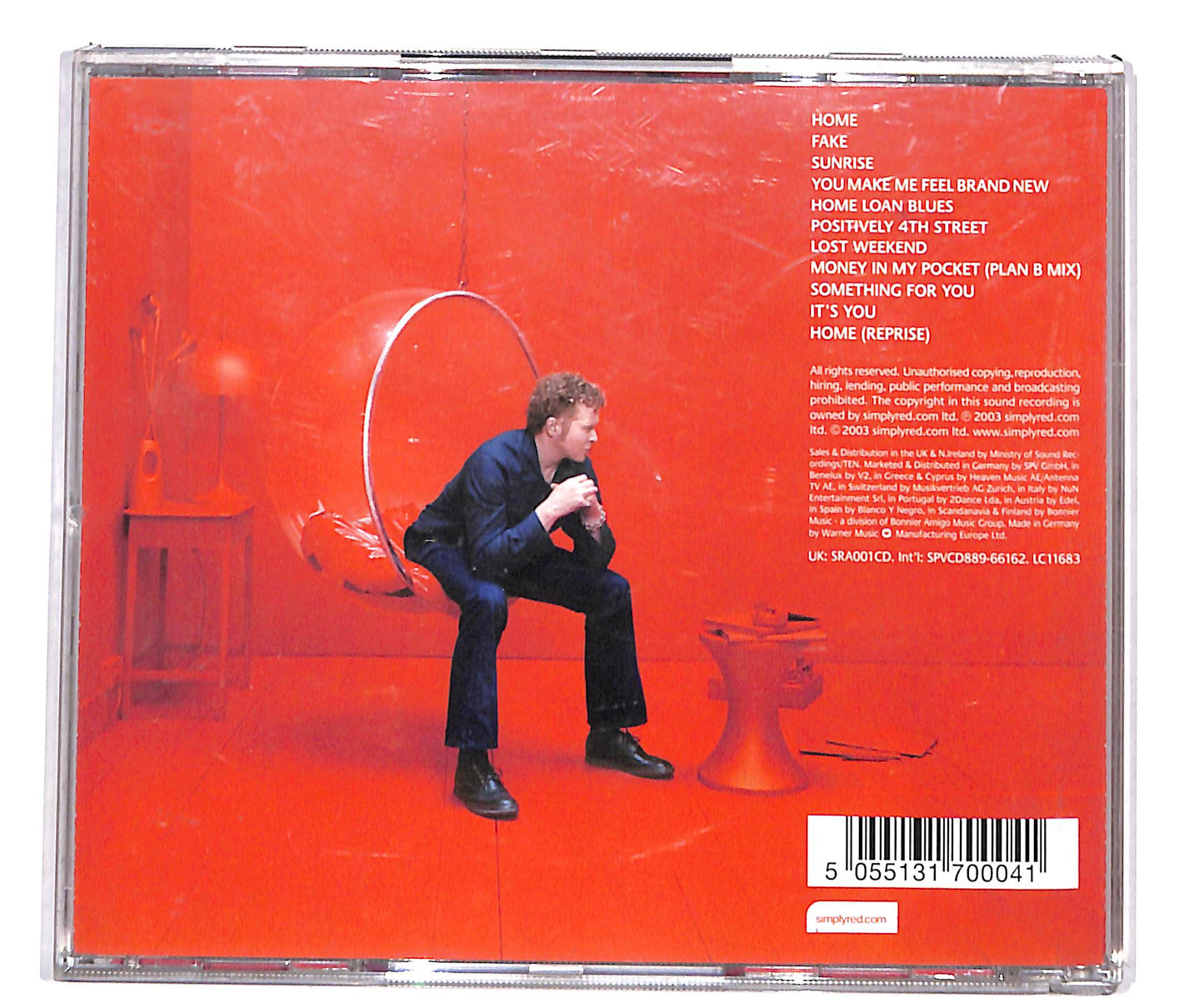 EBOND Simply Red - Home CD CD135663