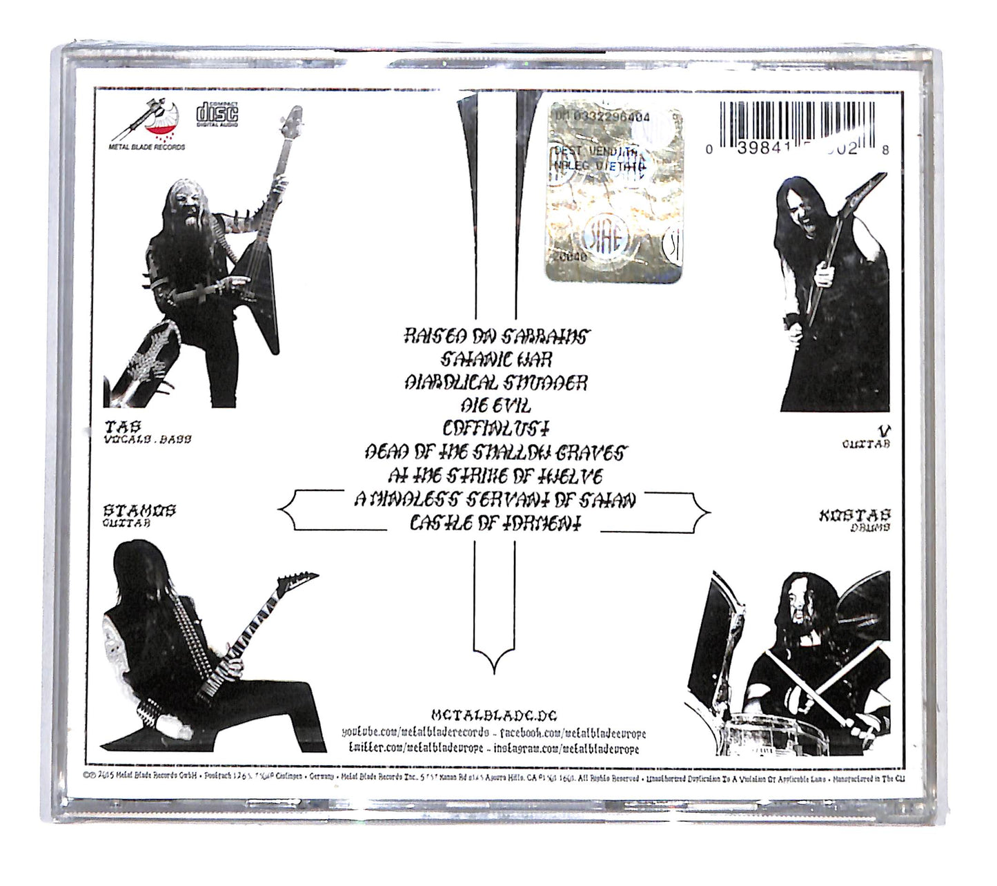 EBOND Satan's Wrath - Die Evil CD CD135801
