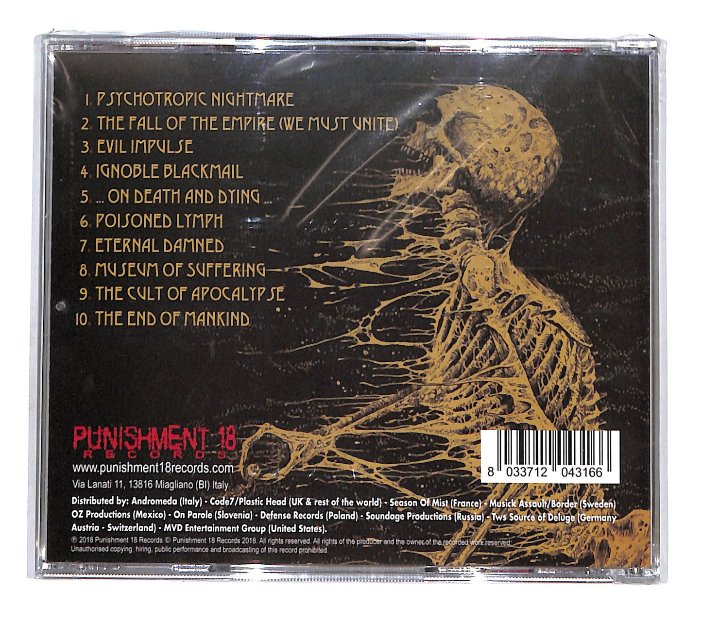 EBOND Adversor - The End Of Mankind CD CD135819