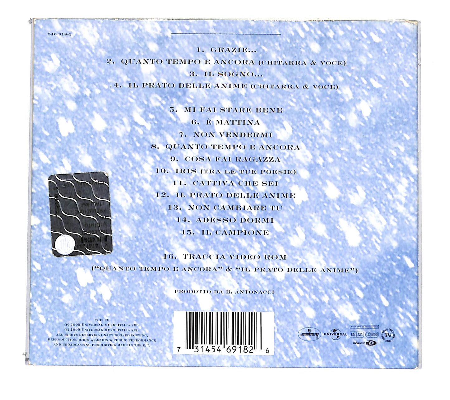 EBOND Biagio Antonacci - Mi Fai Stare Bene DIGIPACK CD CD135820