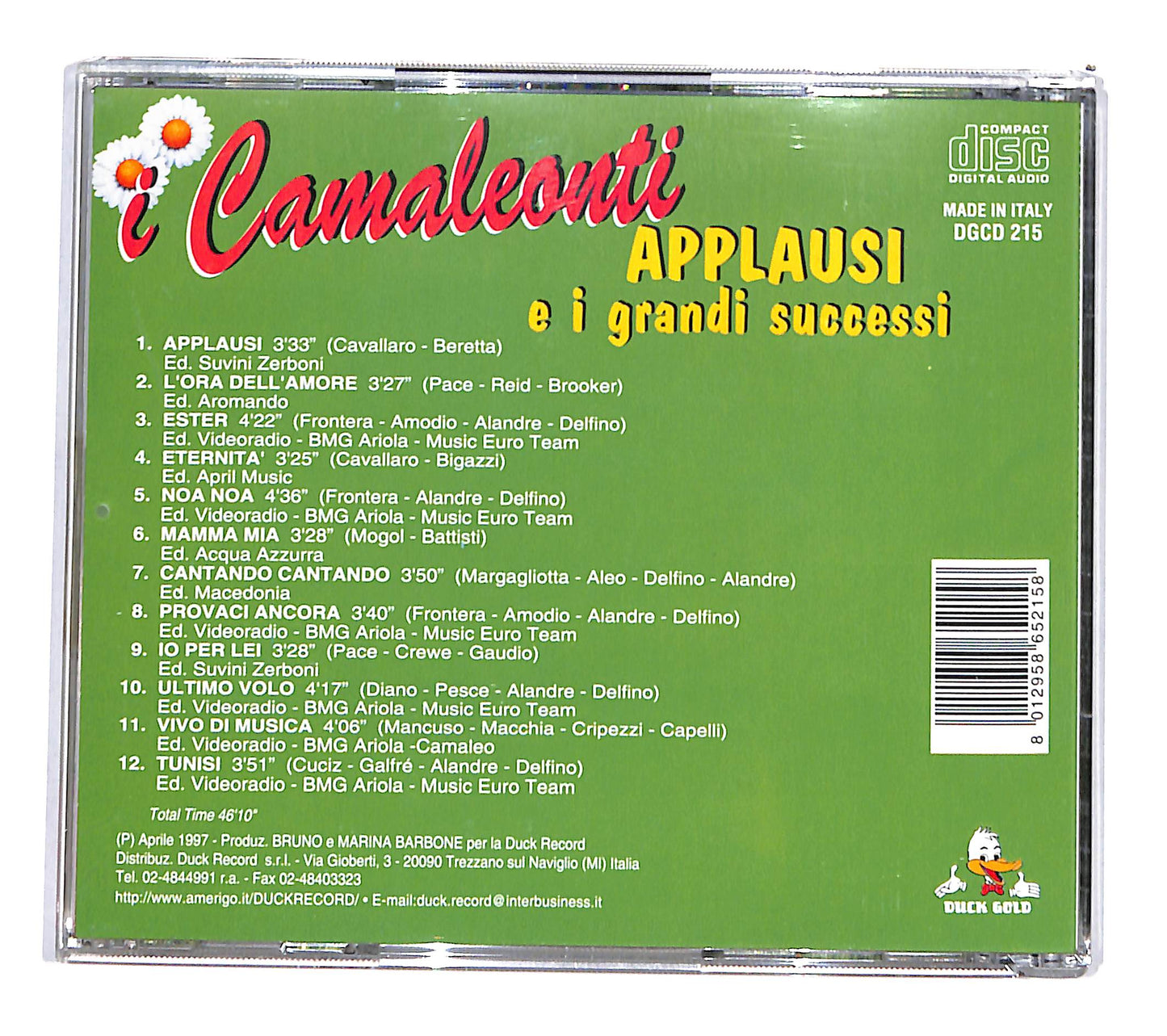EBOND I Camaleonti - Applausi E I Grandi Successi CD CD135838
