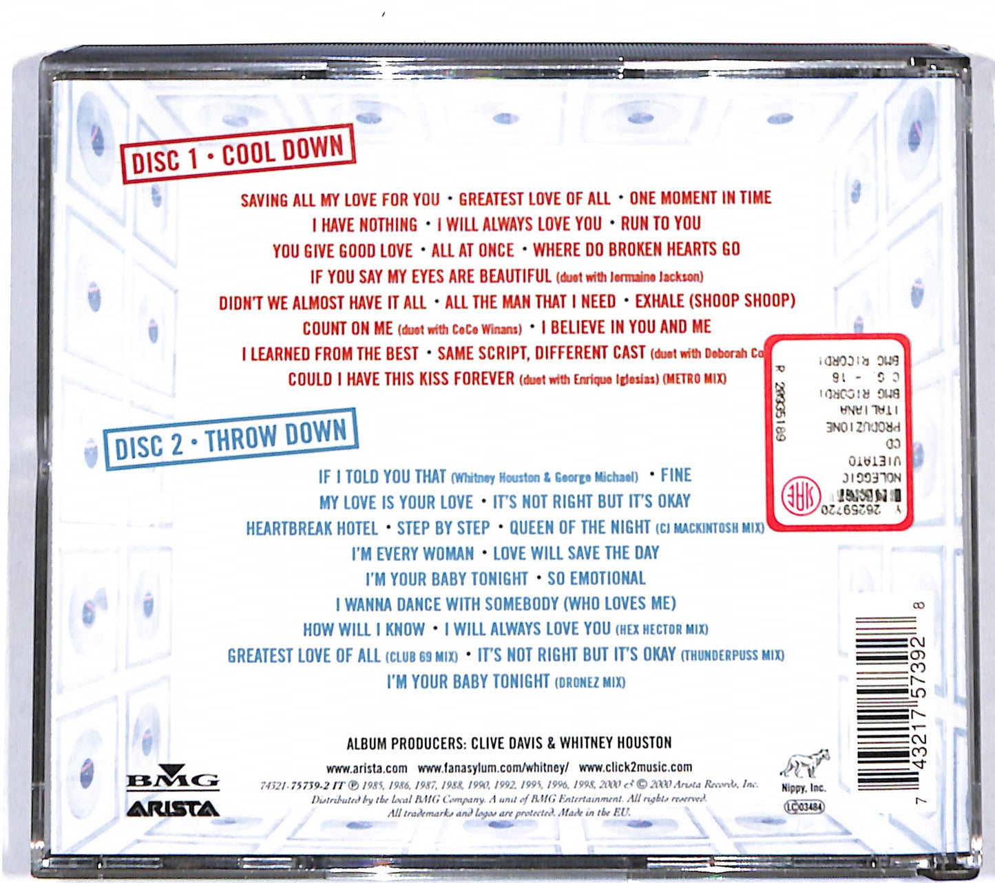 EBOND Whitney - The Greatest Hits CD CD135917