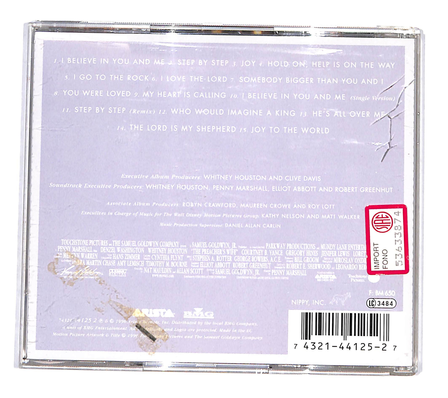 EBOND Whitney Houston - The Preacher's Wife CD CD135940