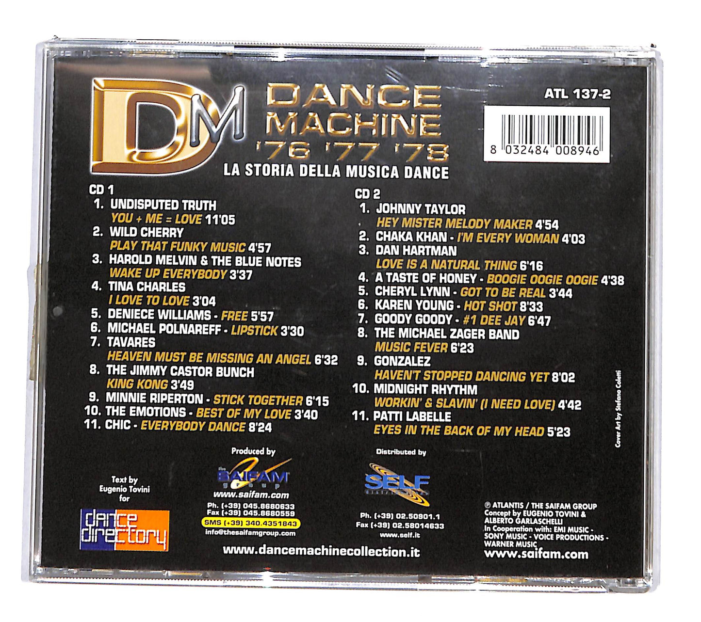 EBOND Various - Dance Machine '76 '77 '78 CD CD135942