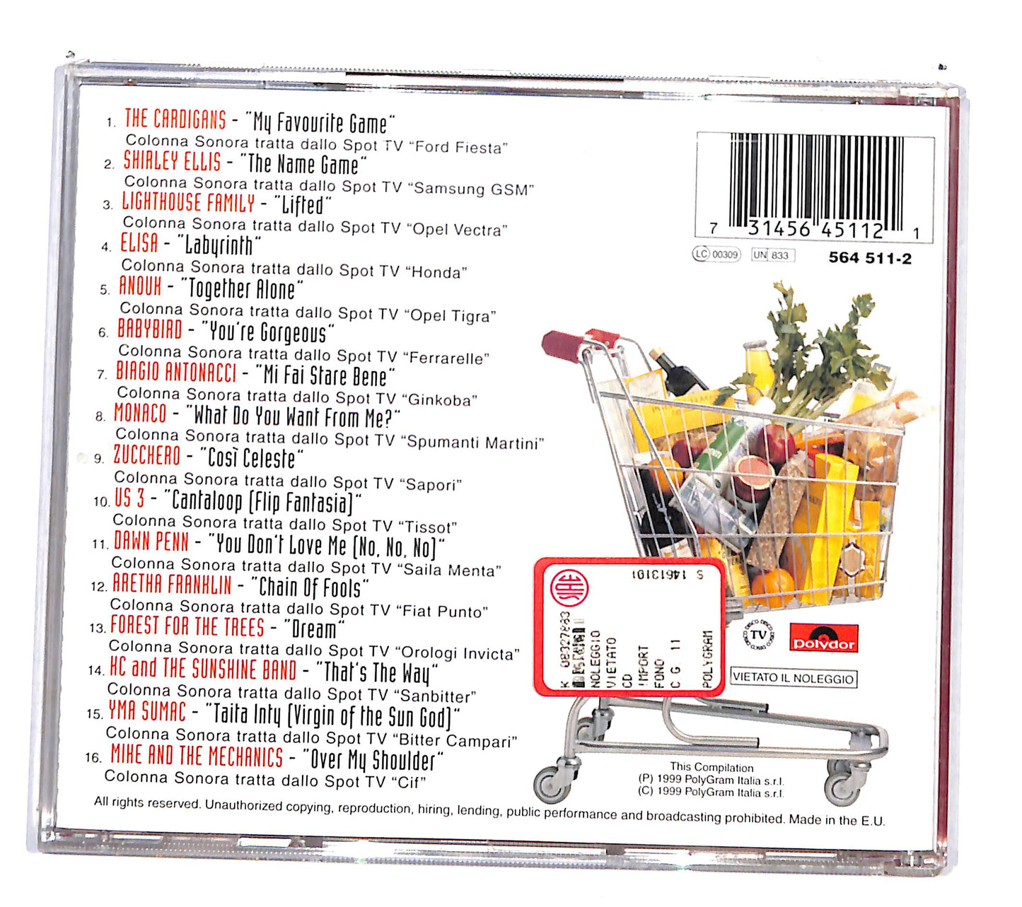 EBOND Various - Top Of The Spot 1999 CD CD135955