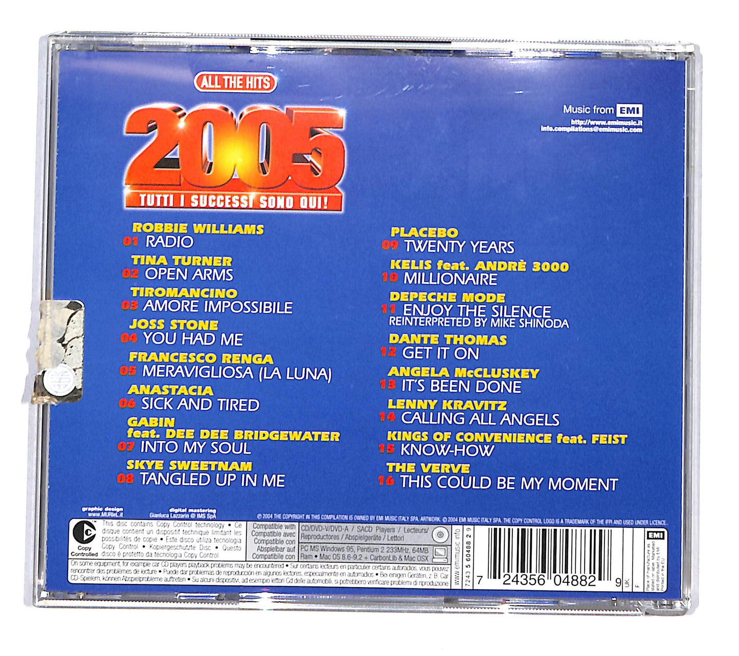 EBOND Various - All The Hits 2005 (Tutti I Successi Sono Qui!) CD CD135957
