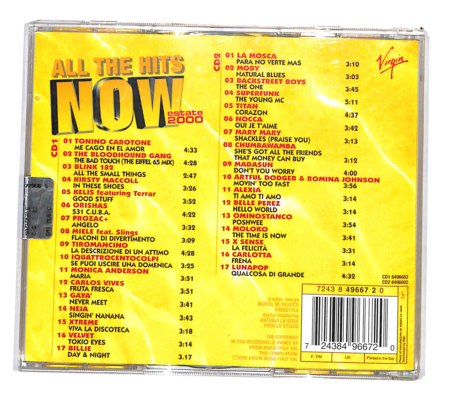 EBOND All The Hits Now Estate 2000 CD CD135958