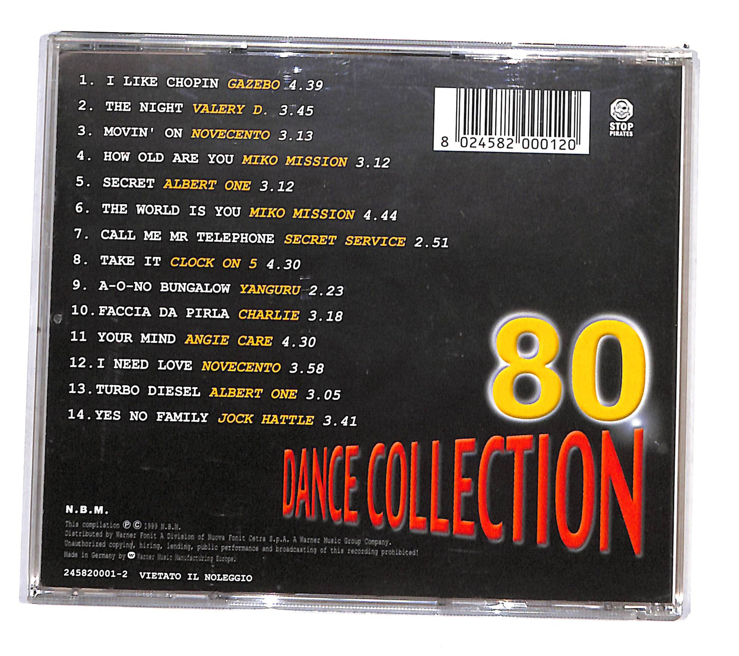 EBOND Various - 80 Dance Collection CD CD136002