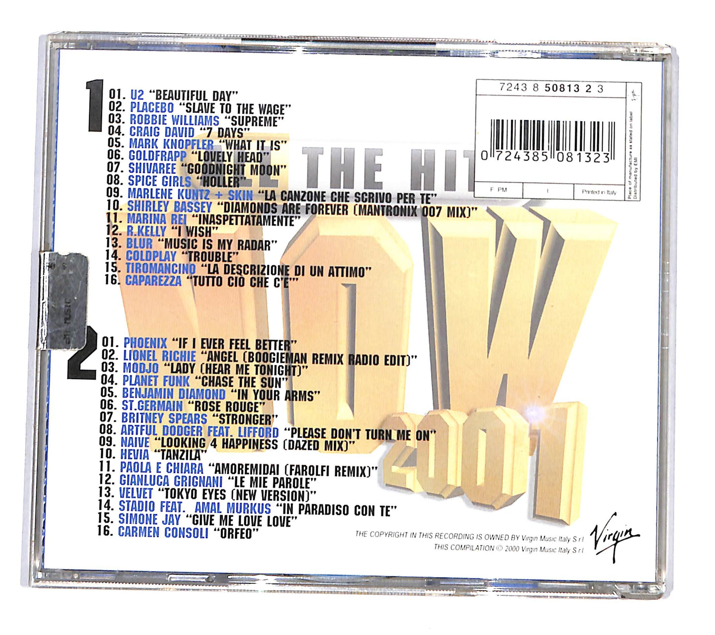 EBOND Various - All The Hits Now 2001 CD CD136012