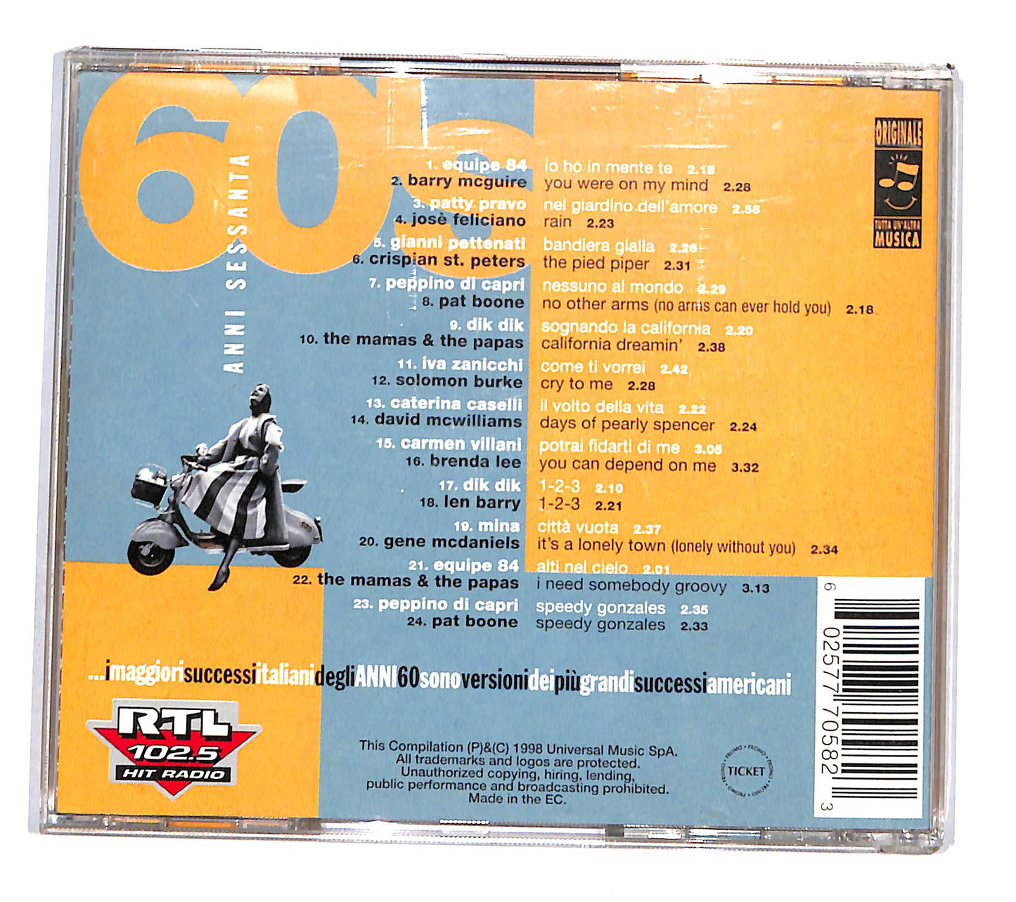 EBOND Various - Anni 60 Forse Non Tutti Sanno Che... CD CD136014