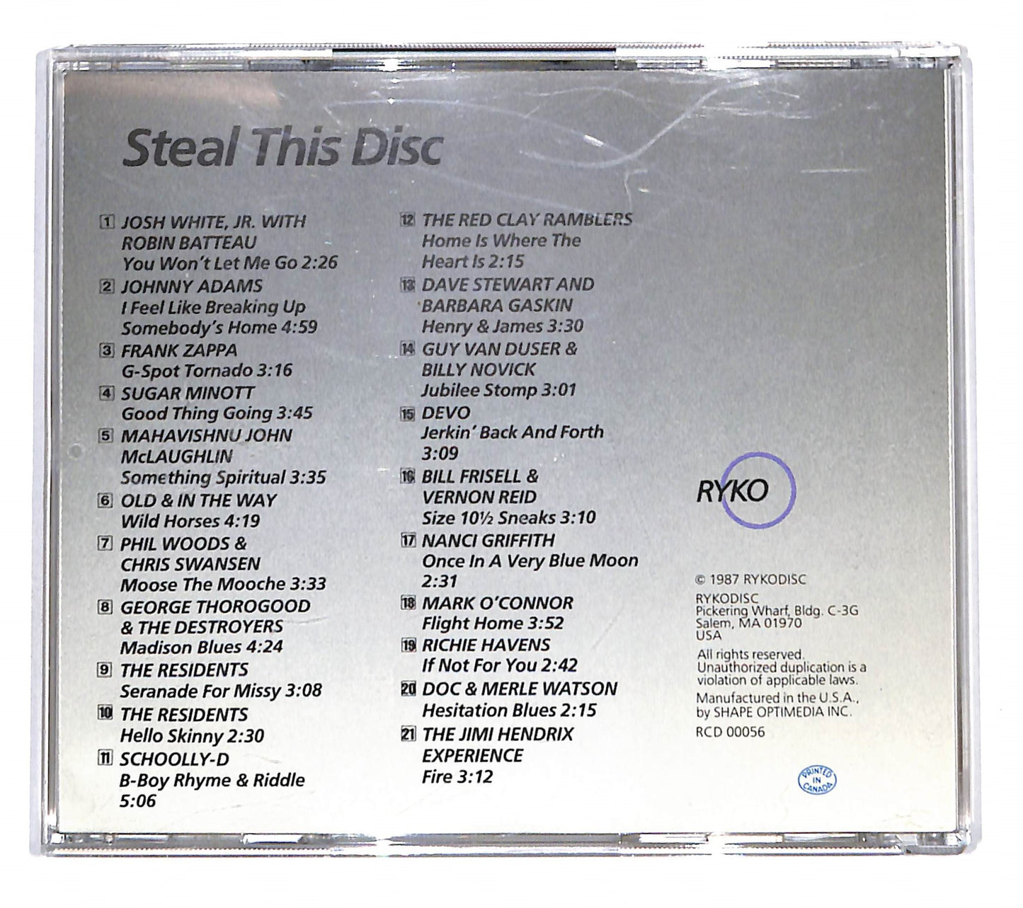 EBOND Various - Steal This Disc CD CD136027