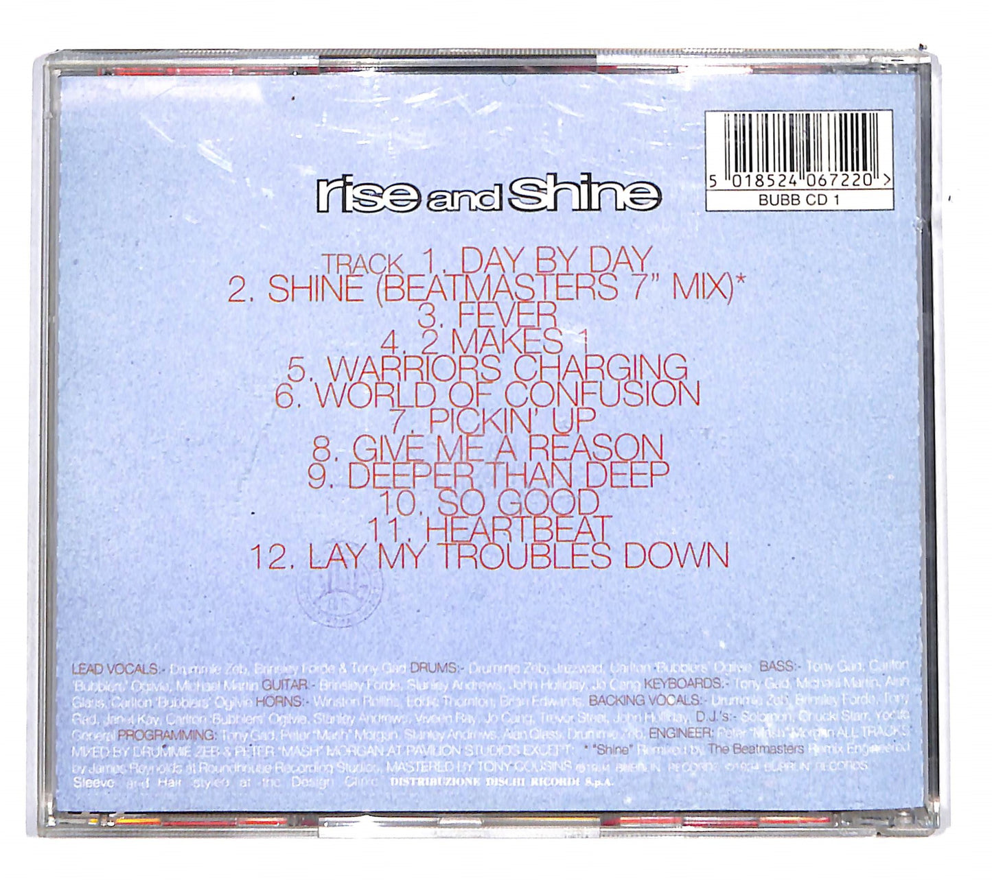 EBOND Aswad - Rise And Shine CD CD136033