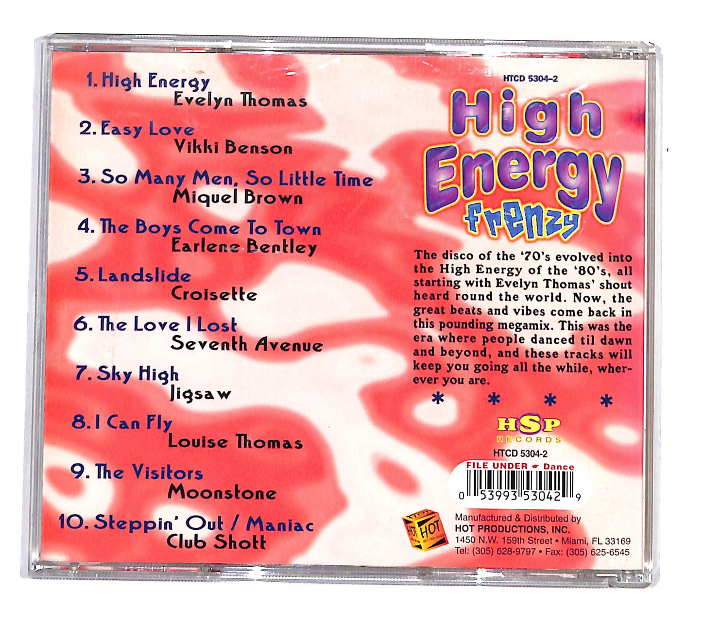 EBOND Various - The Ultimate High Energy Frenzy CD CD136034