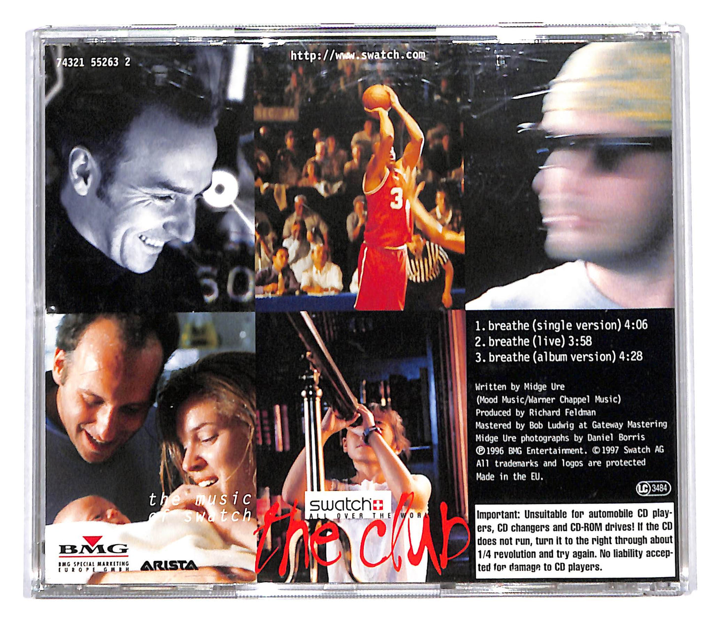 EBOND Midge Ure - Breathe (The Music Of Swatch) CD CD136036
