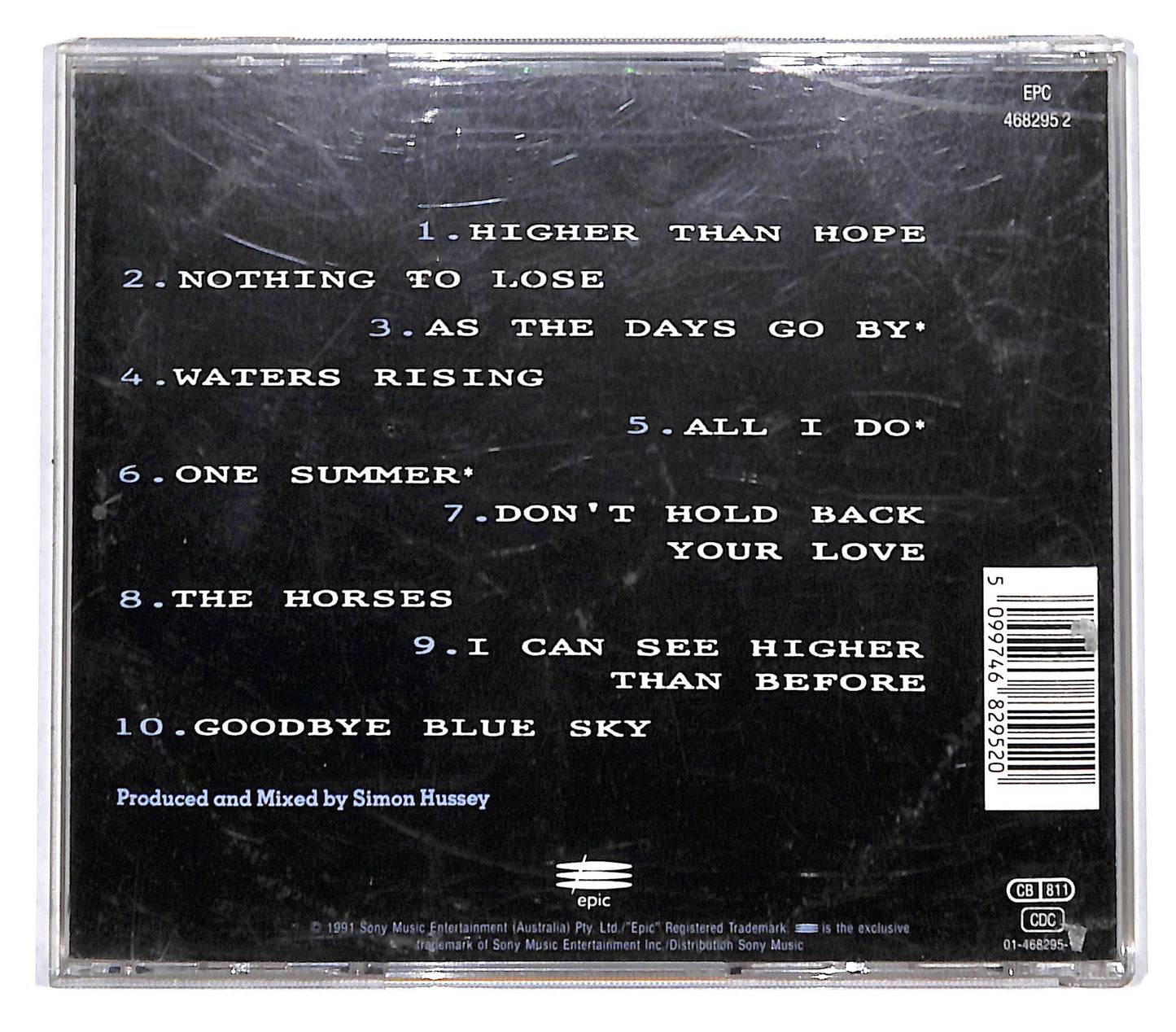EBOND Daryl Braithwaite - Higher Than Hope CD CD136045