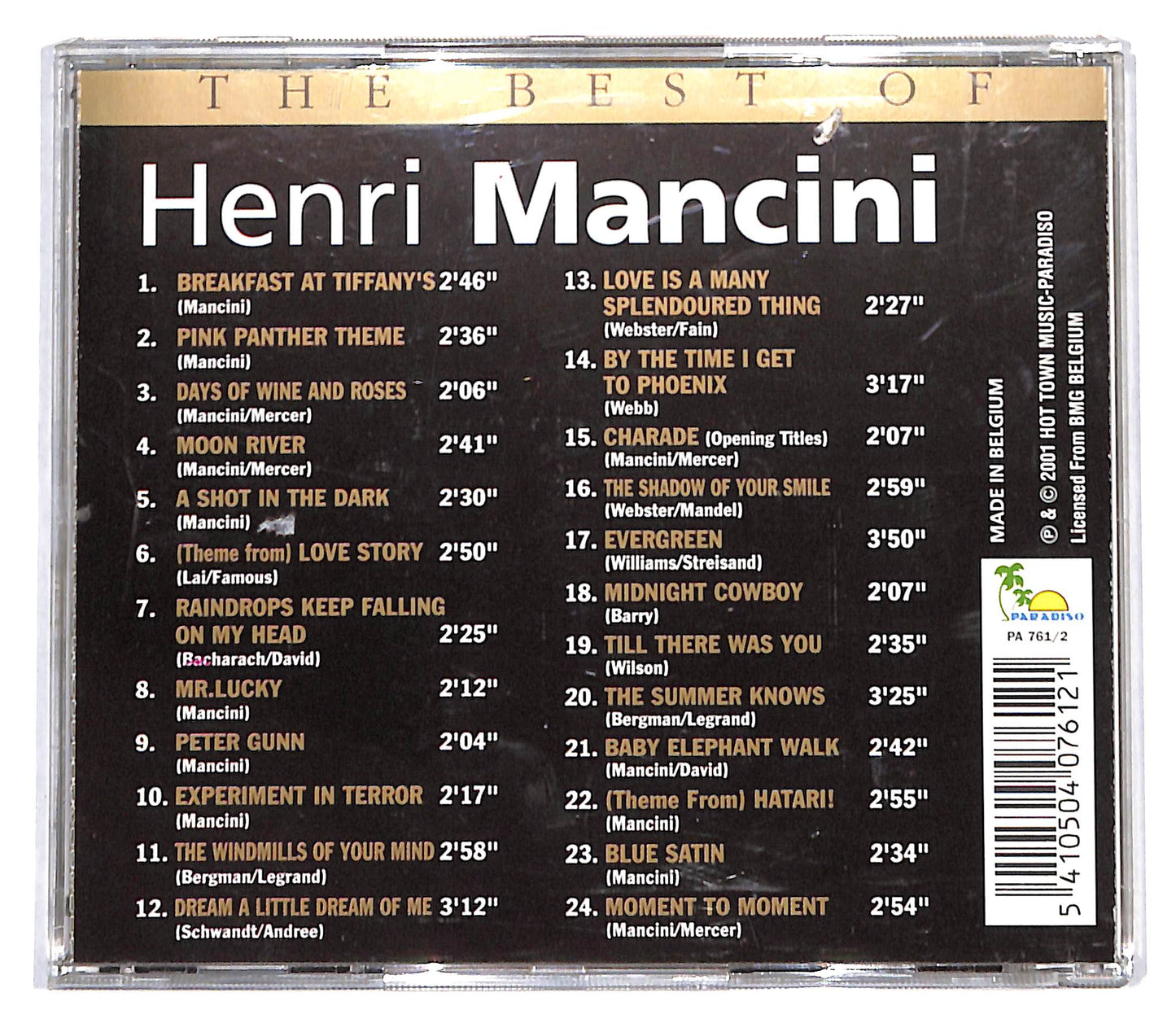EBOND Henri Mancini - The Best Of Henri Mancini CD CD136058