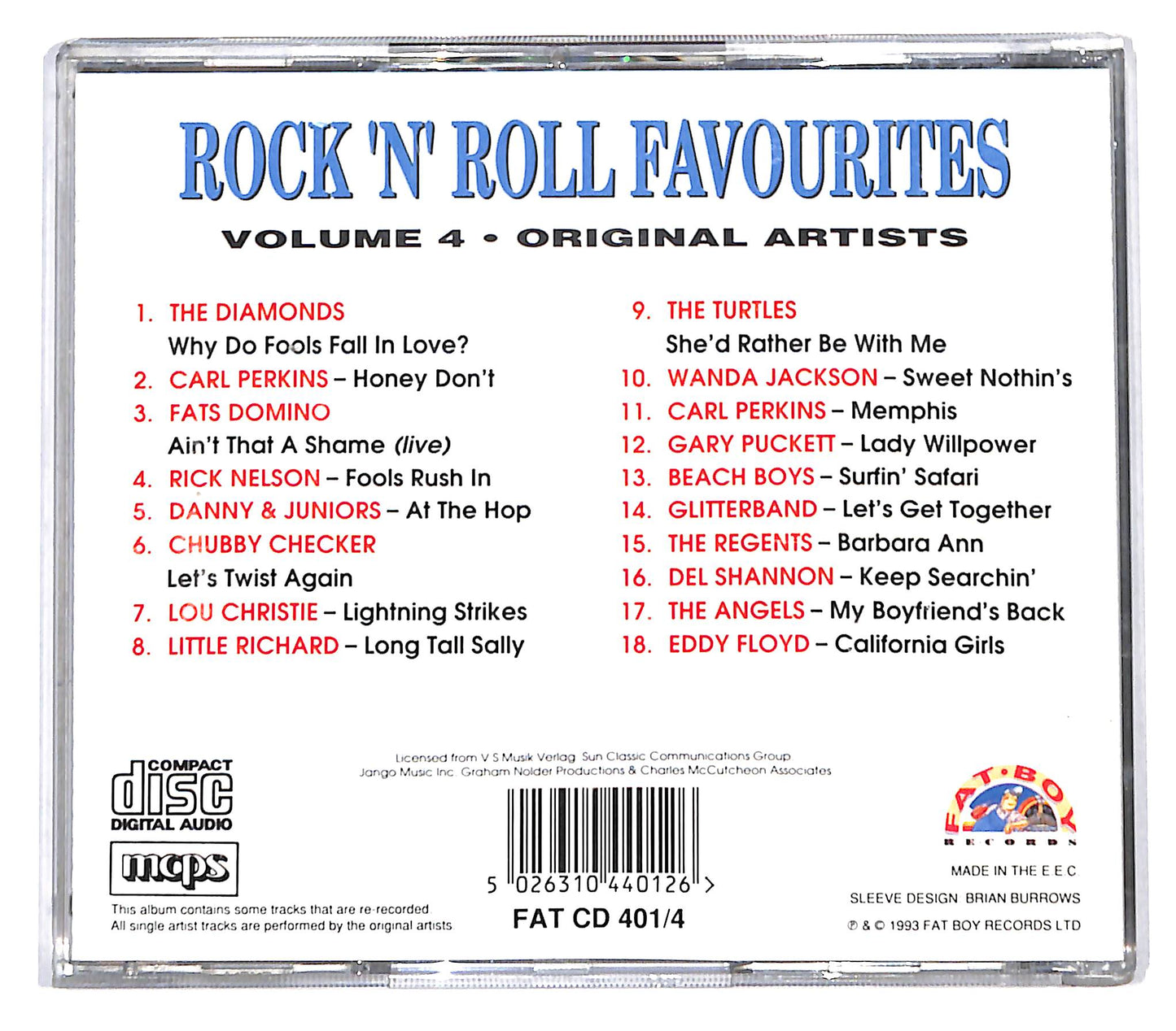 EBOND Various - Rock 'N' Roll Favourites CD CD136122
