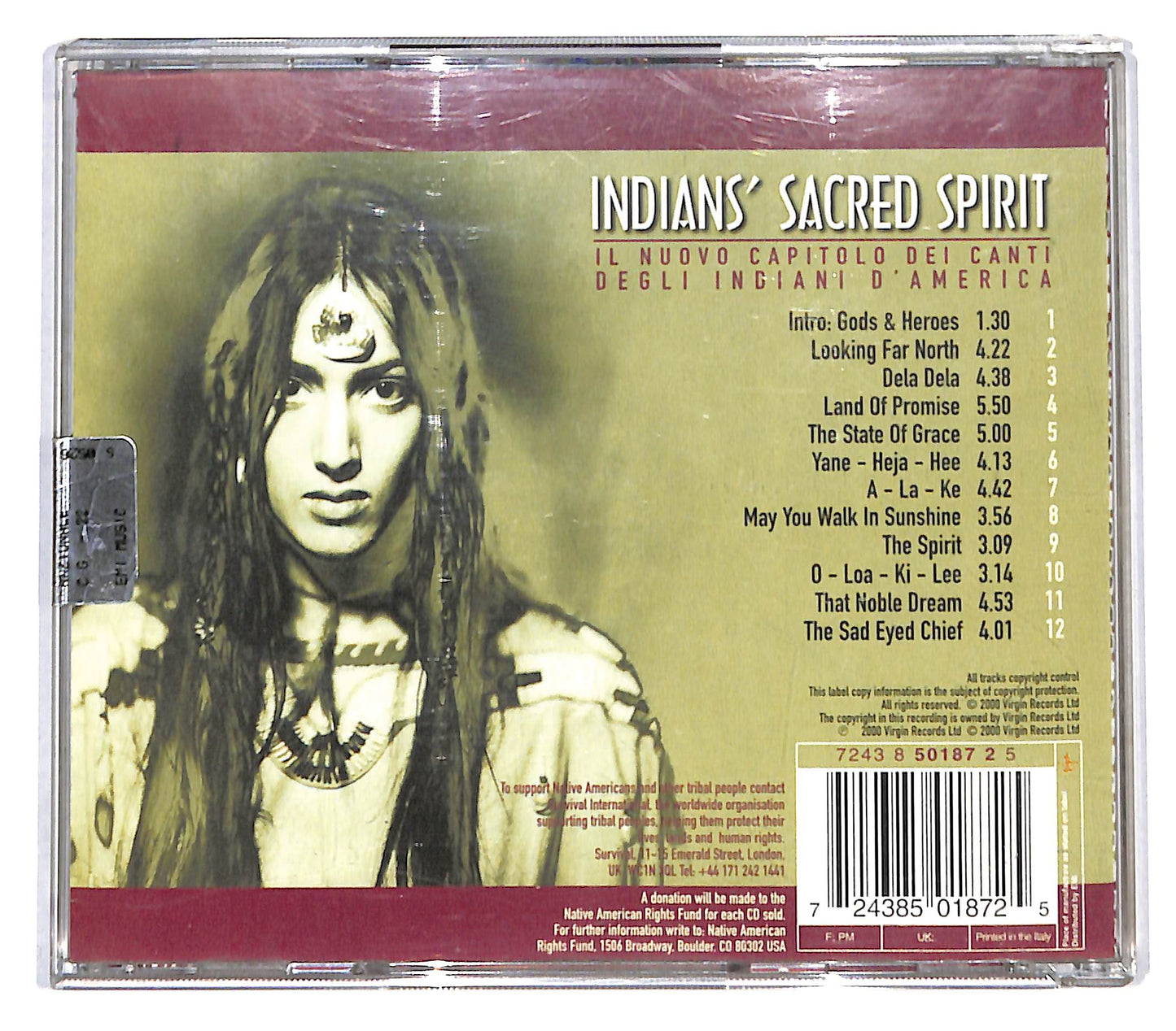 EBOND Indians' Sacred Spirit - More Chants And Dances Of The Native CD CD136131