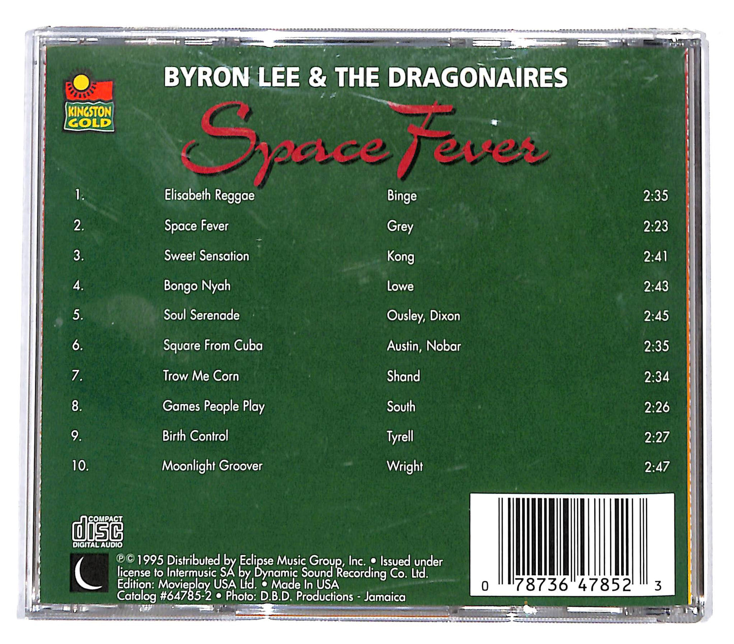 EBOND Byron Lee And The Dragonaires - Space Fever CD CD136138