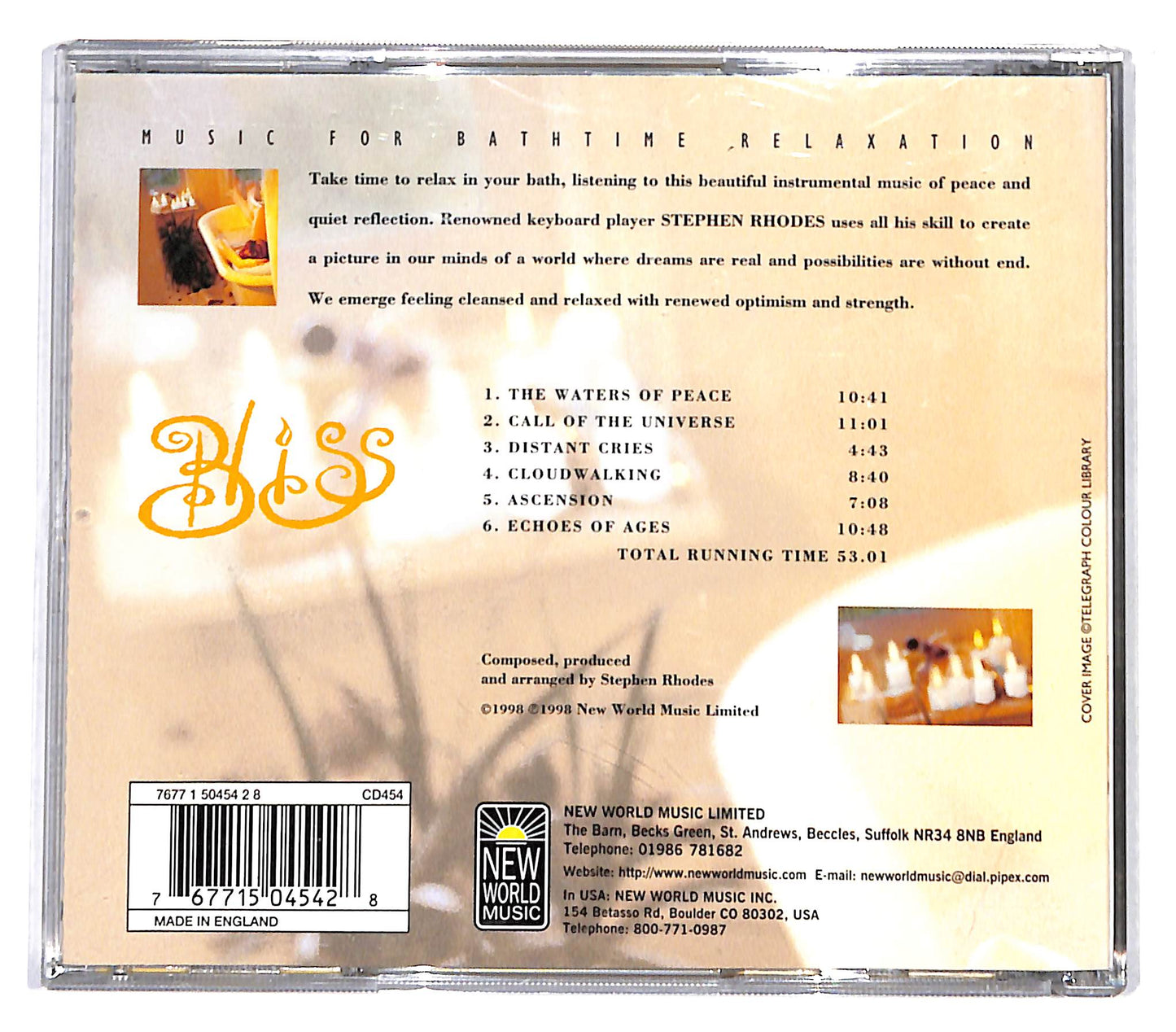 EBOND Stephen Rhodes - Bliss CD CD136142