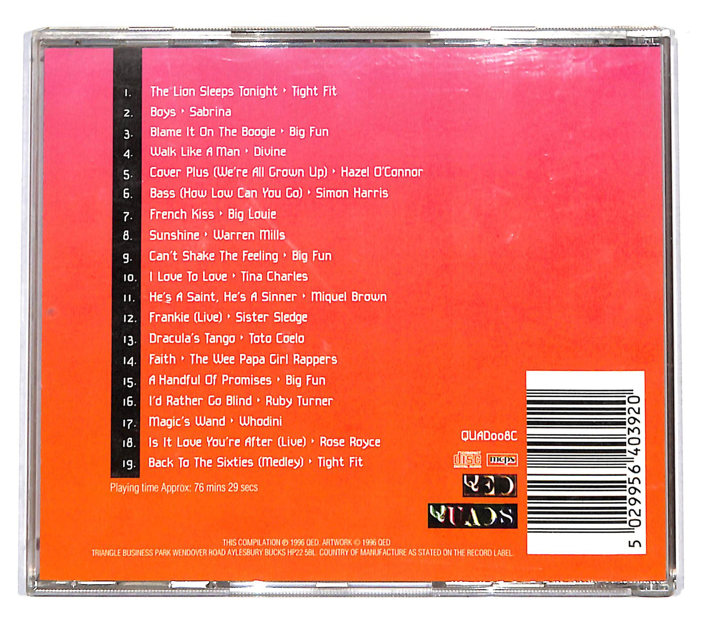 EBOND Various - Best Of The Eighties CD CD136207