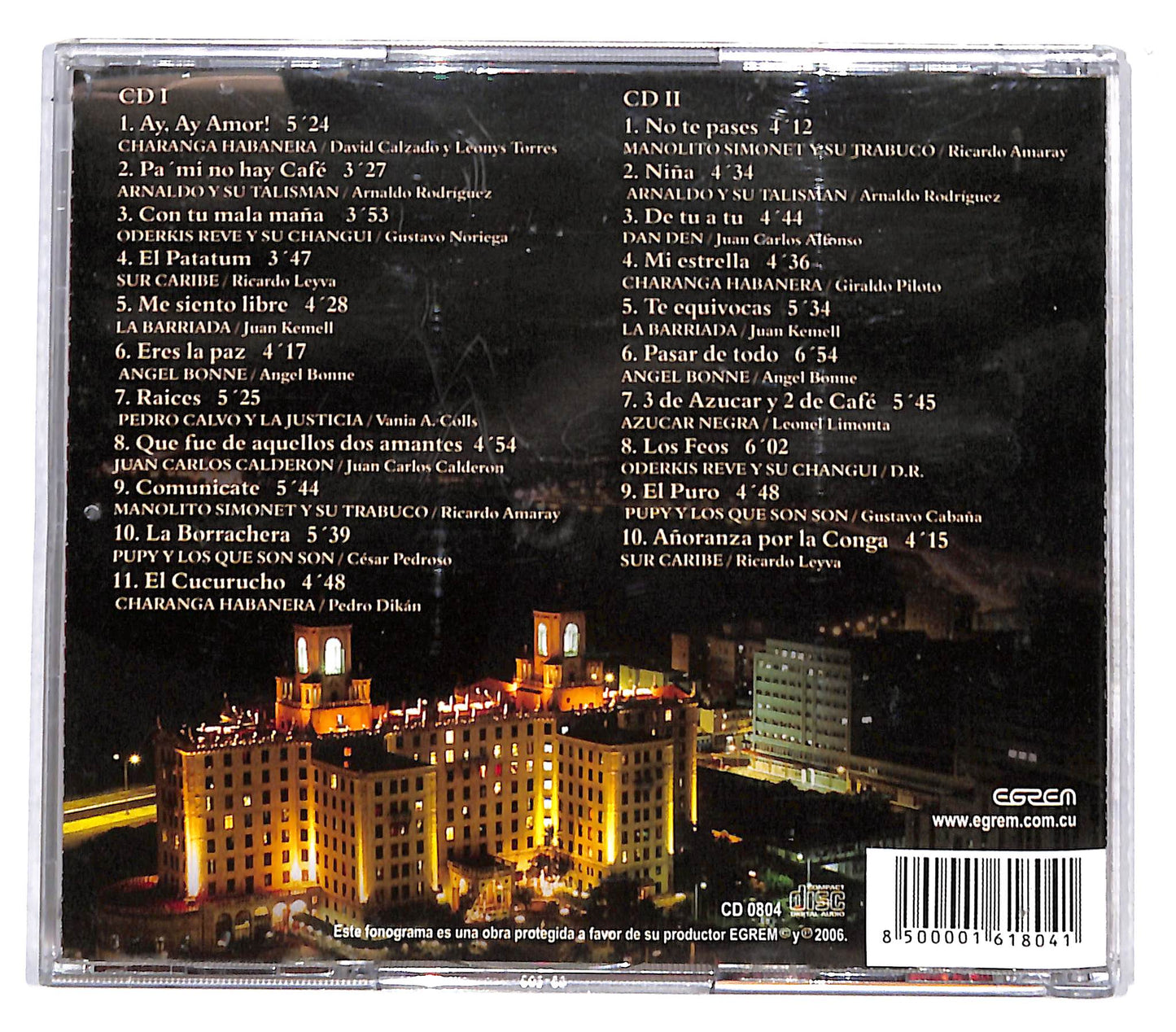 EBOND Various - La Habana De Noche II CD CD136250
