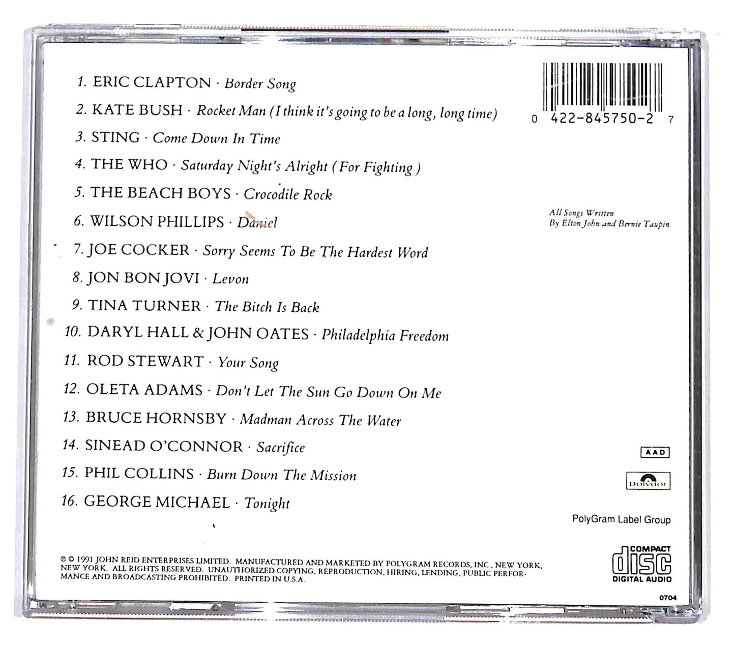 EBOND Two Rooms - Celebrating The Songs Of Elton John CD CD136252