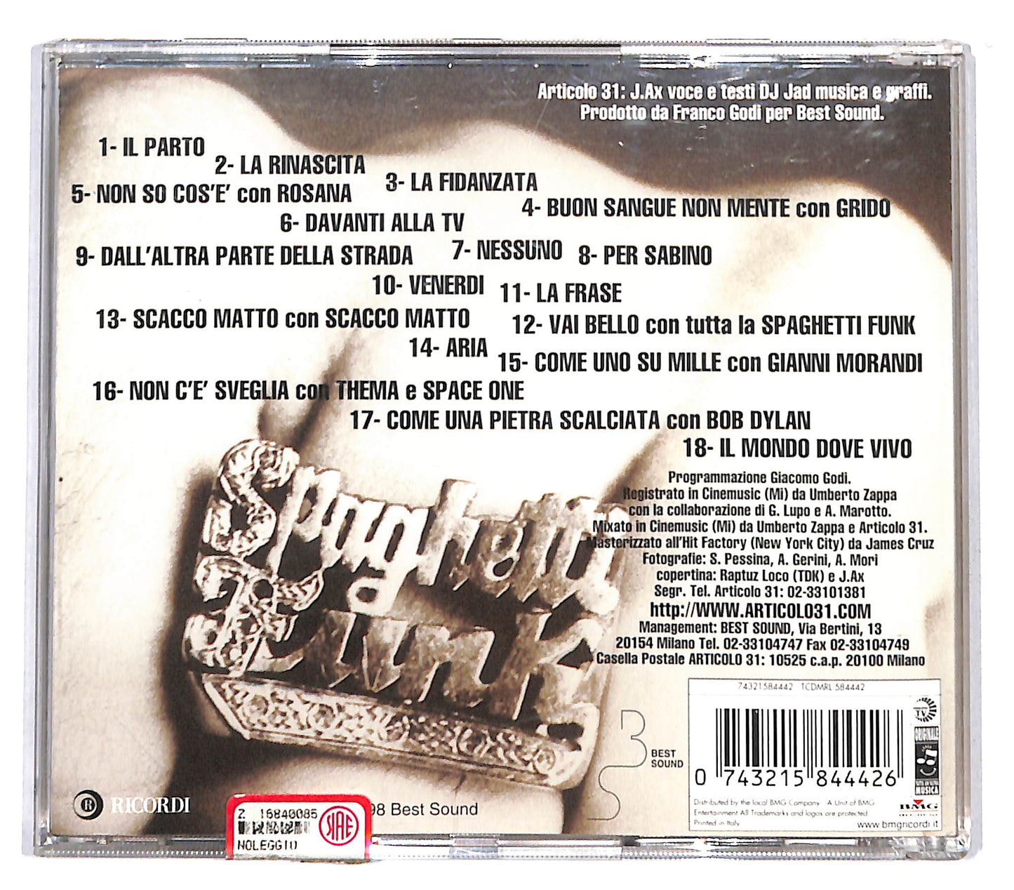 EBOND Articolo 31 - Nessuno CD CD136255