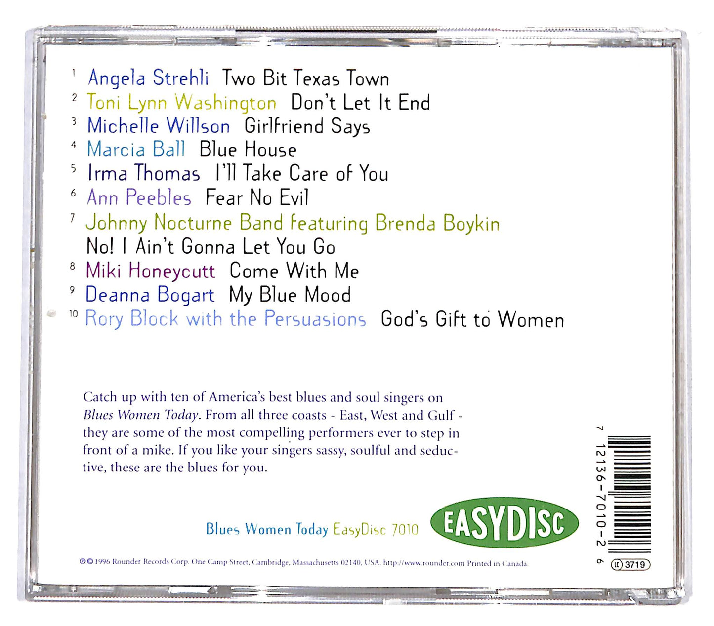 EBOND Various - Blues Women Today CD CD136307
