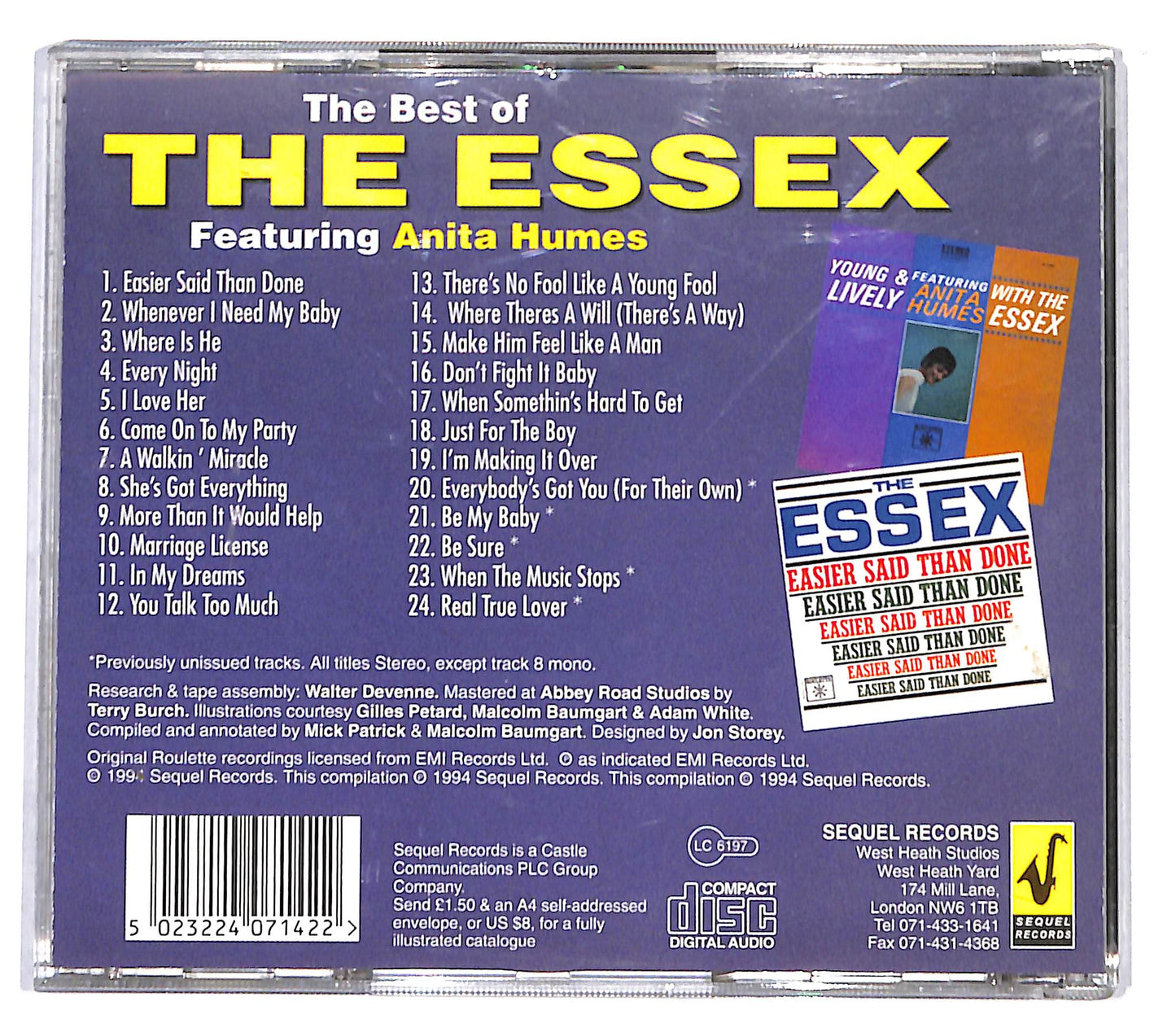 EBOND The Essex - The Best Of The Essex CD CD136312