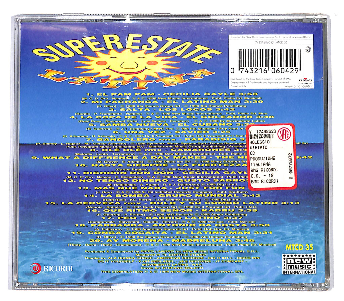 EBOND Various - Superestate Latina CD CD136331
