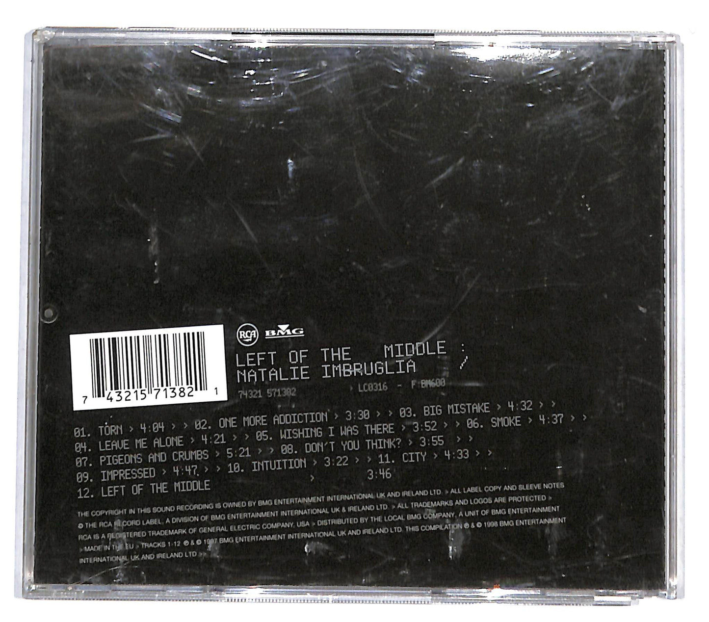 EBOND Natalie Imbruglia - Left Of The Middle CD CD136336