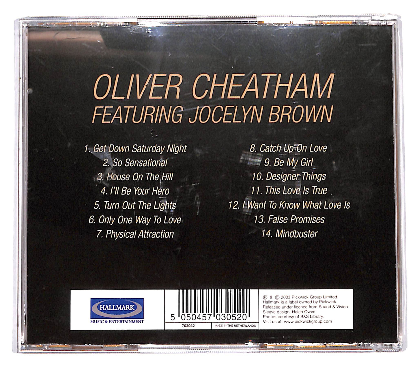 EBOND Oliver Cheatham feat Jocelyn Brown - Get Down Saturday Night CD CD136346