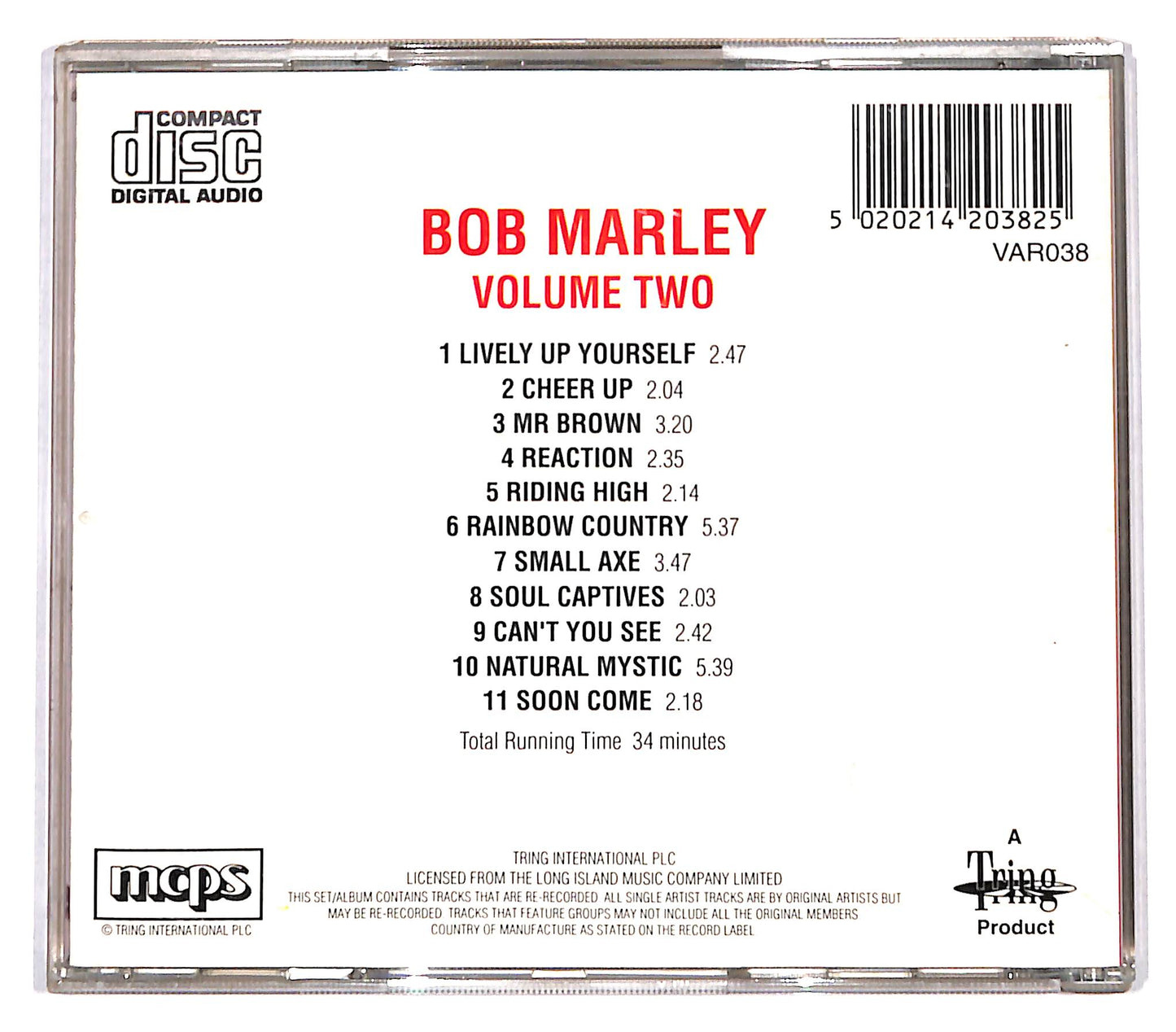EBOND Bob Marley - The Bob Marley Collection Volume 2 CD CD136360