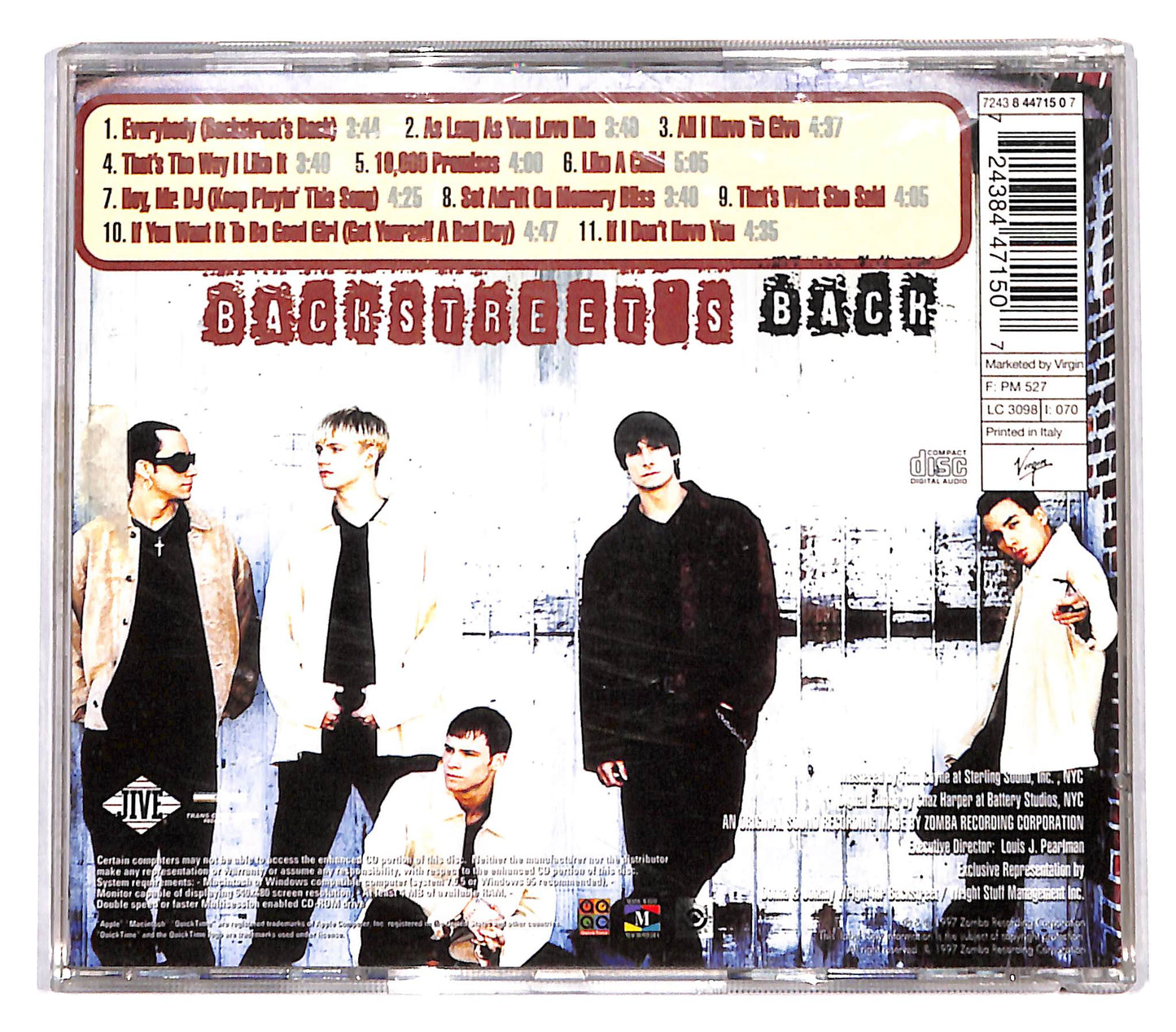 EBOND Backstreet Boys - Backstreet's Back CD CD136417