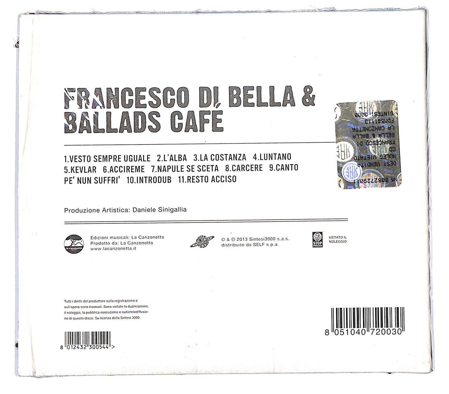 EBOND Francesco Di Bella - Francesco Di Bella & Ballads Cafe CD CD136525