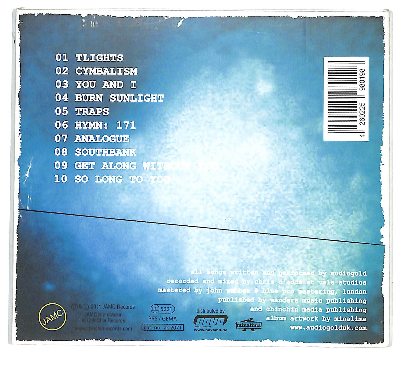 EBOND Audiogold - Embers & Theories CD CD136540