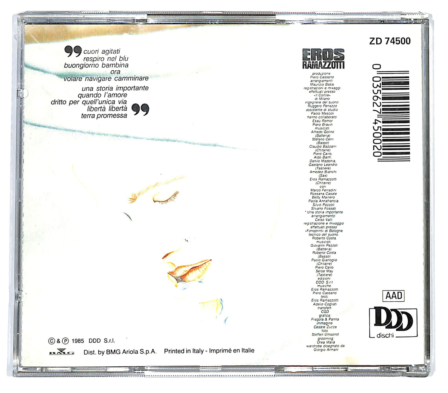 EBOND Eros Ramazzotti - Cuori Agitati CD CD136567