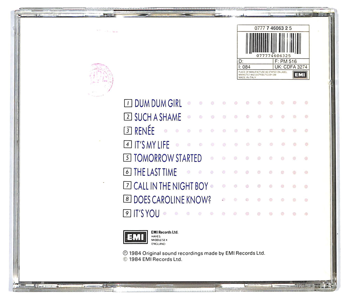 EBOND Talk Talk - It's My Life CD CD136579