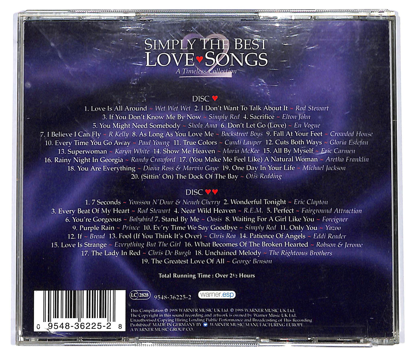 EBOND Various - Simply The Best Love Songs 2, A Timeless Collection CD CD136603