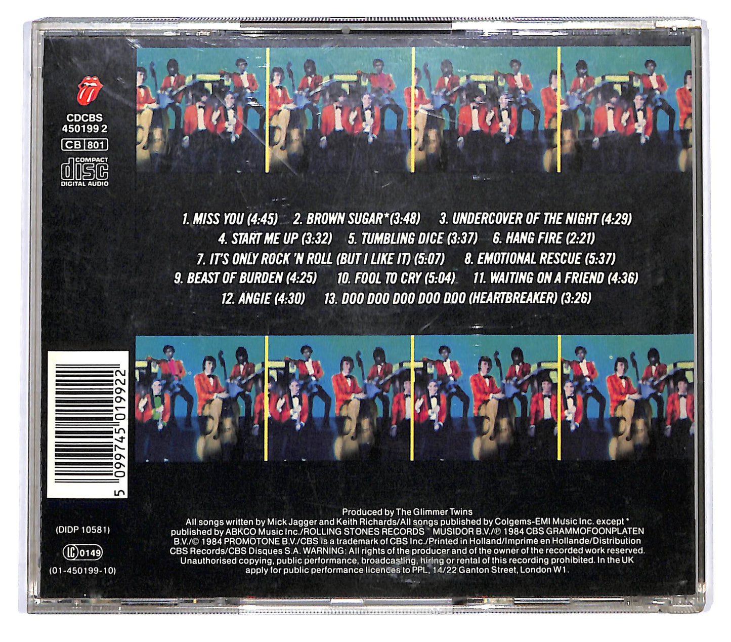 EBOND The Rolling Stones - Rewind (1971-1984) CD CD136610